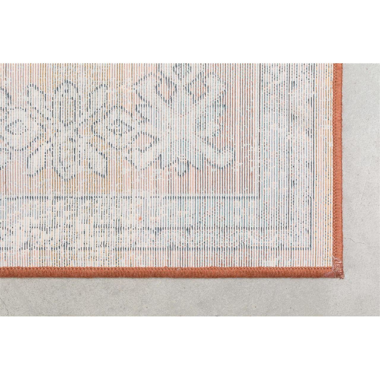 Carpet mahal blue/brick 170x240