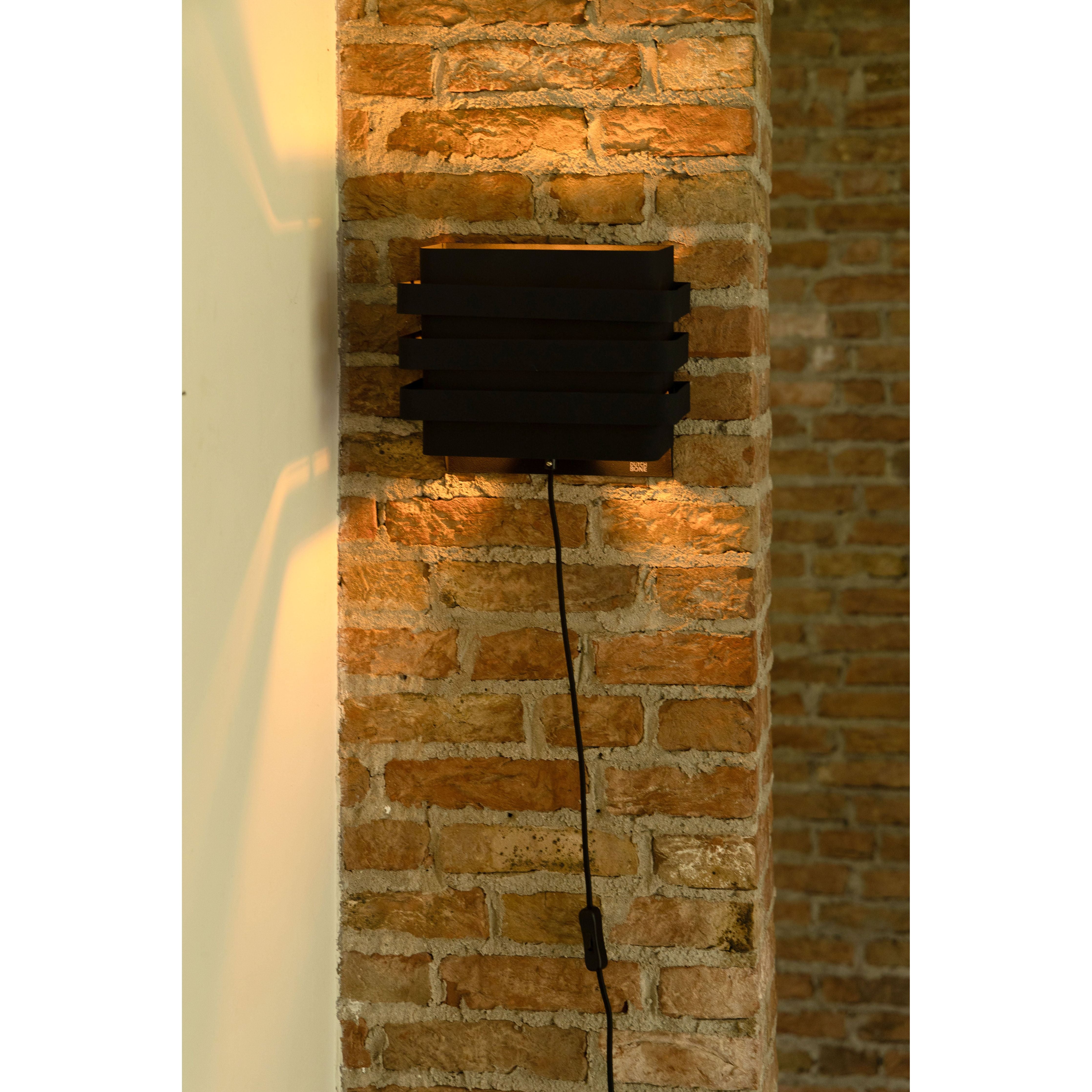 Wandlamp dumont black