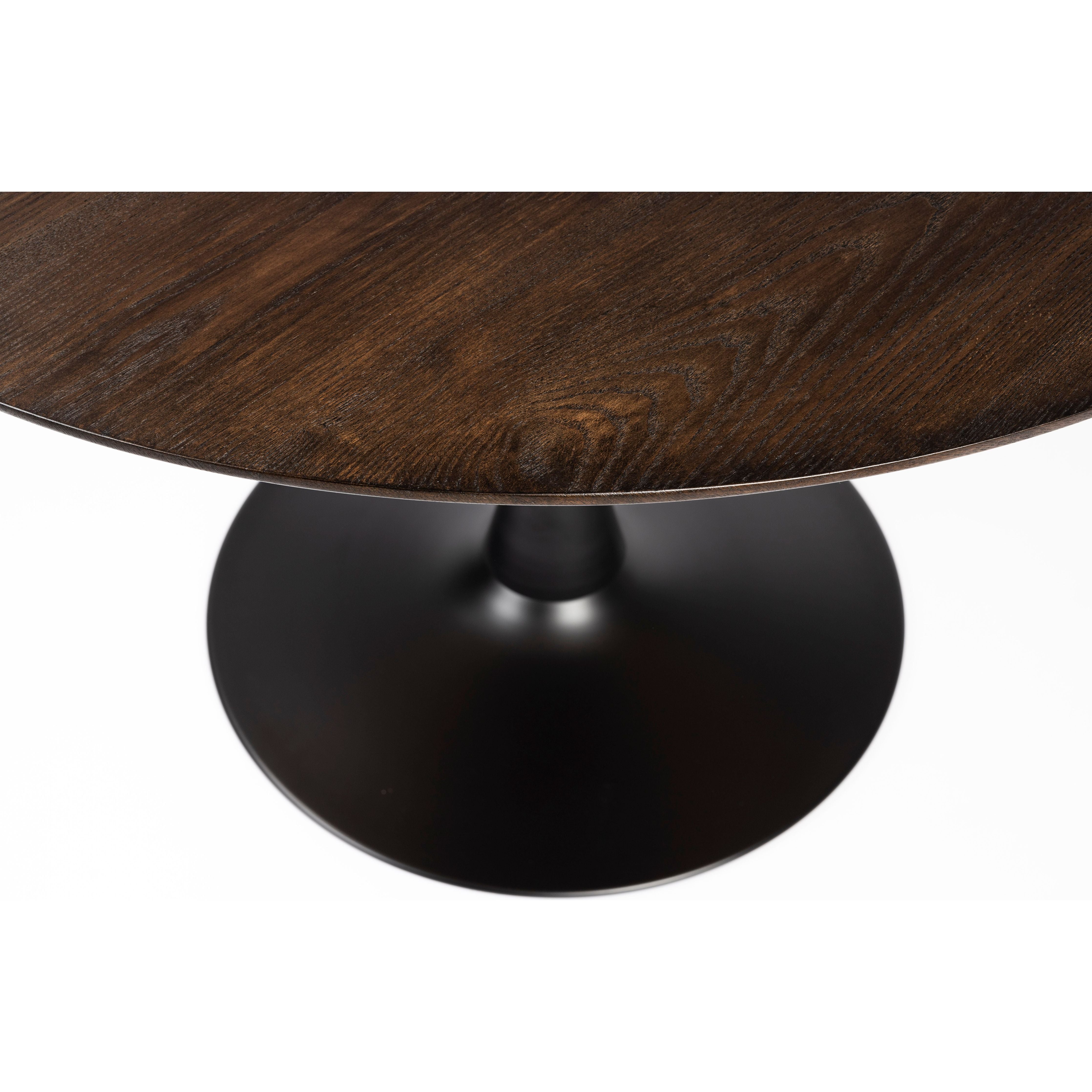 Table raku brown black