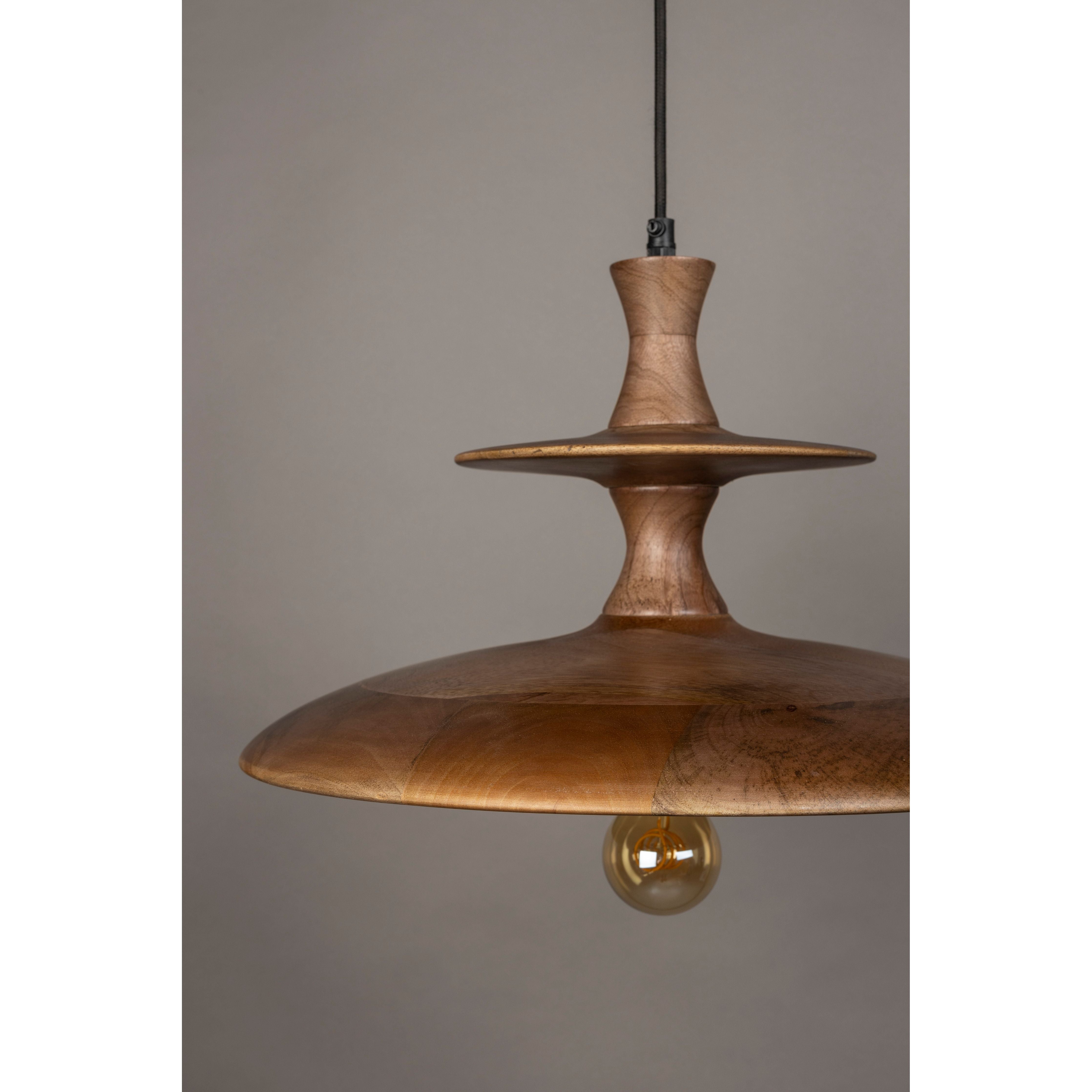 Pendant lamp cath l walnut