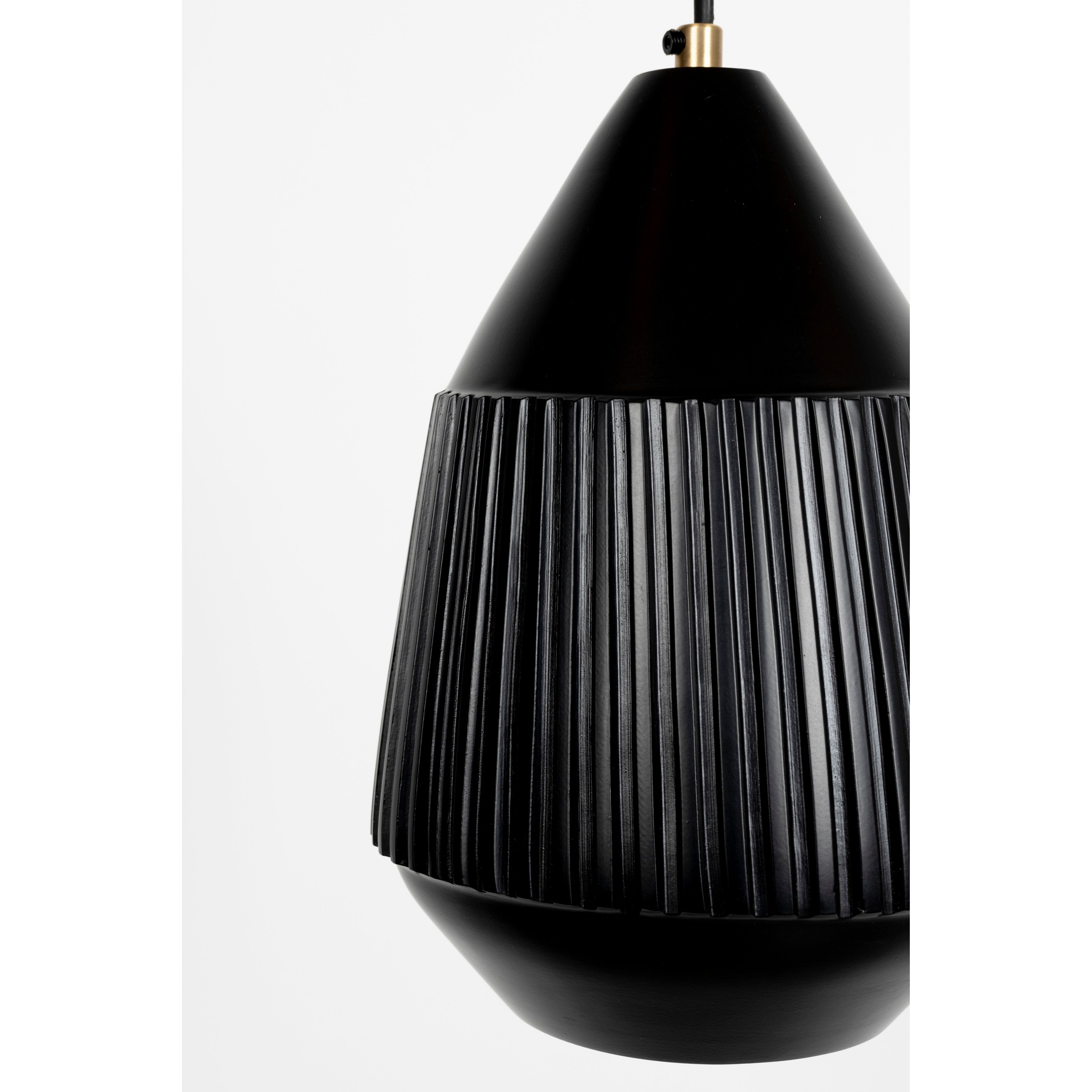 Pendant lamp aysa tall black