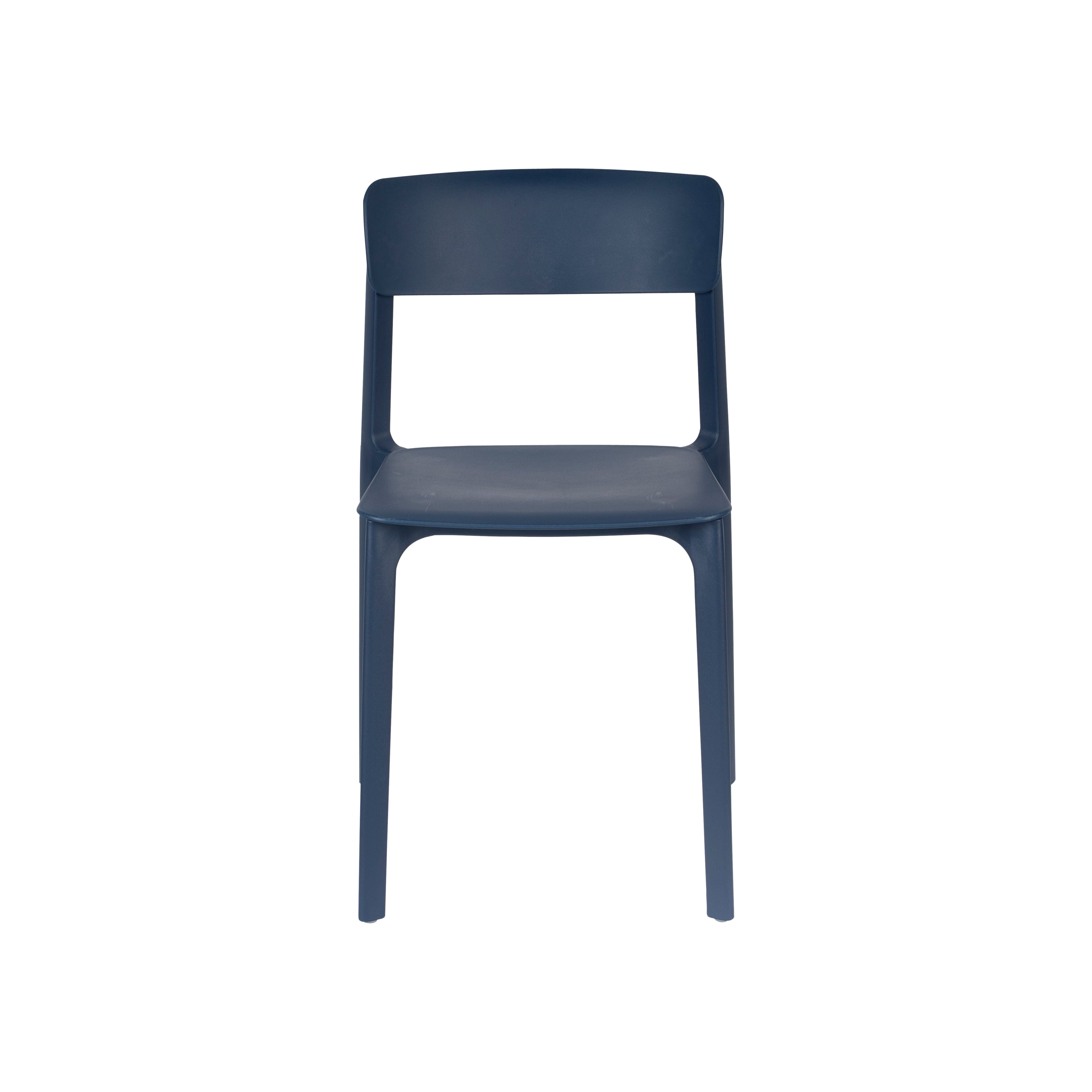 Chair clive dark blue | 4 pieces