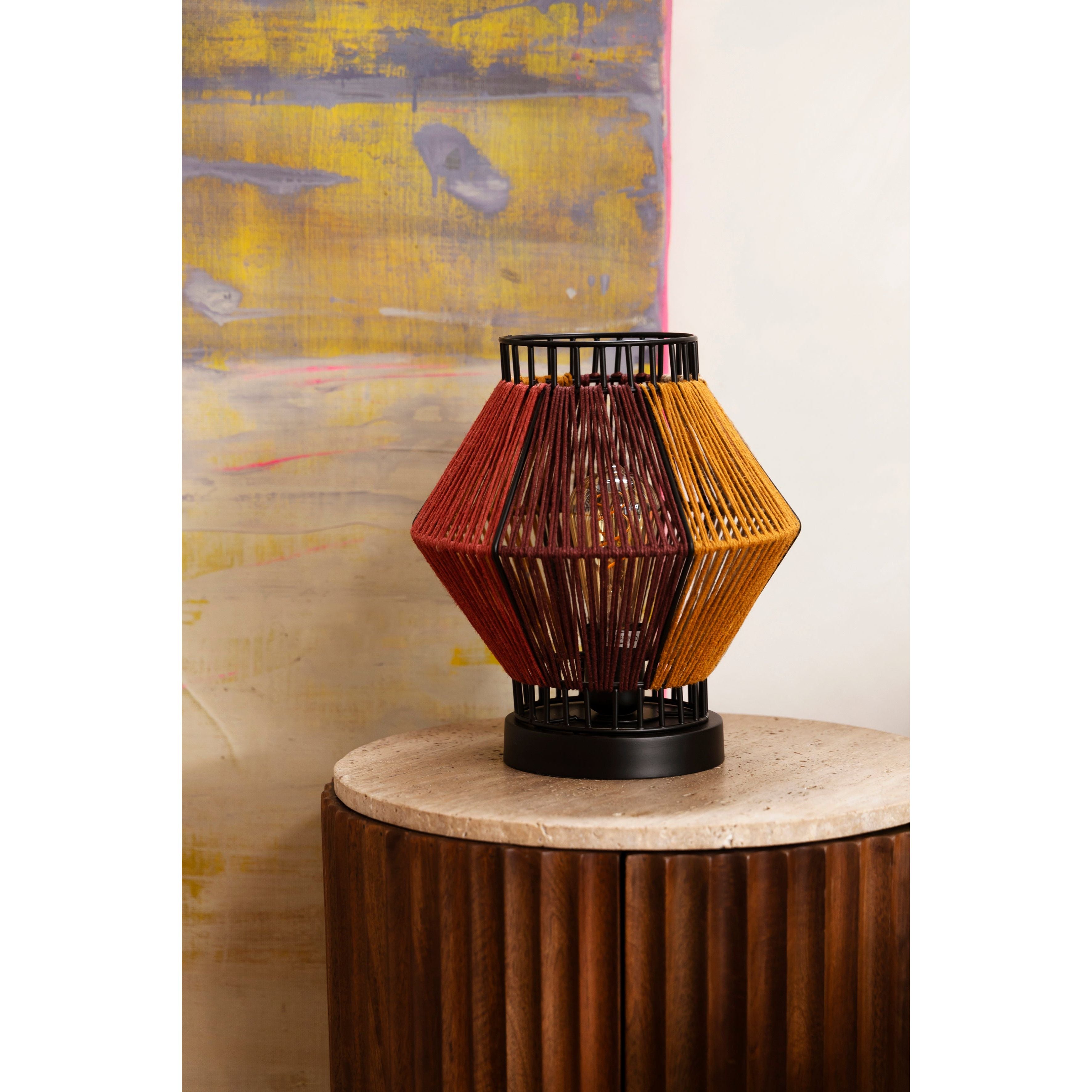 Table lamp surya rope