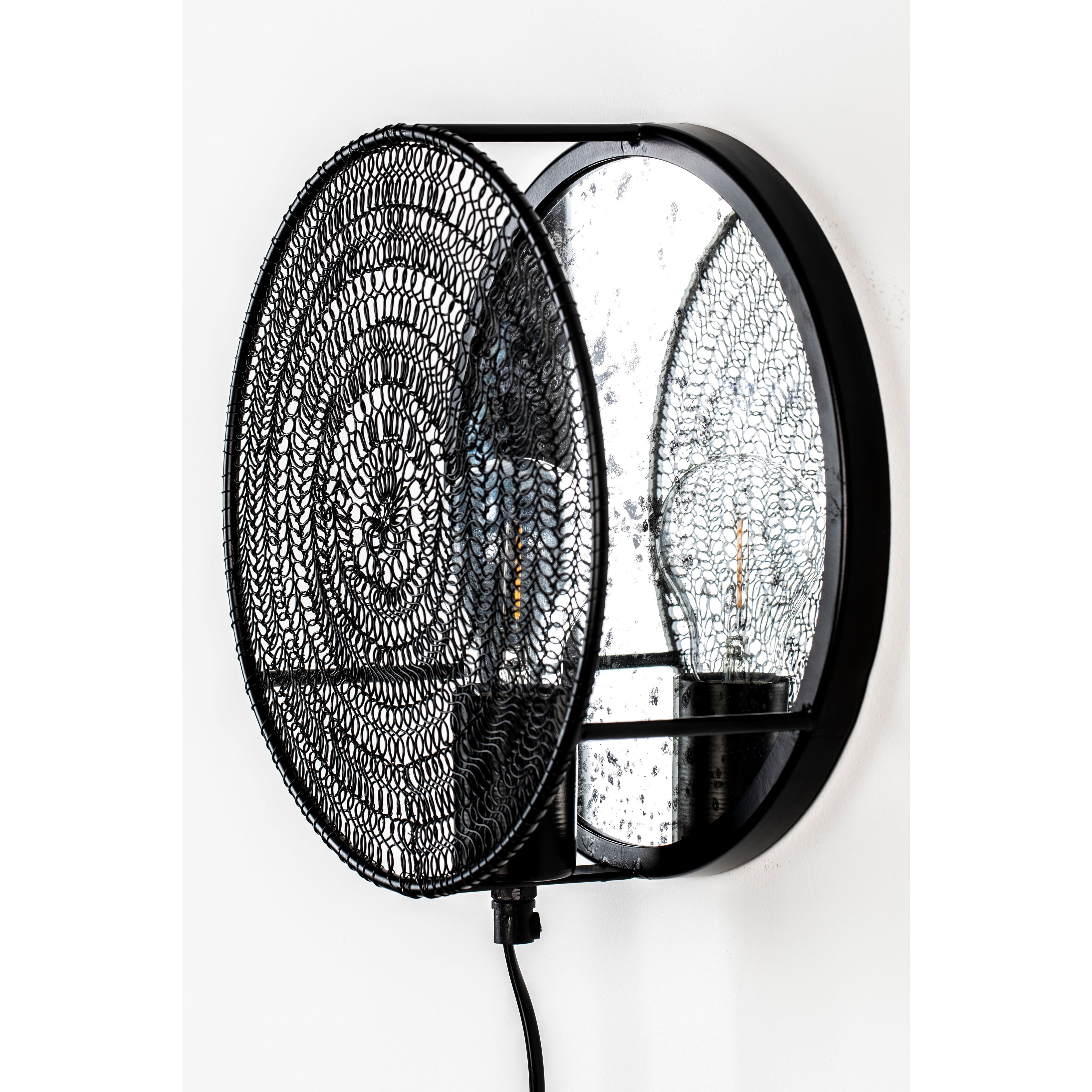 Wandlamp lea black