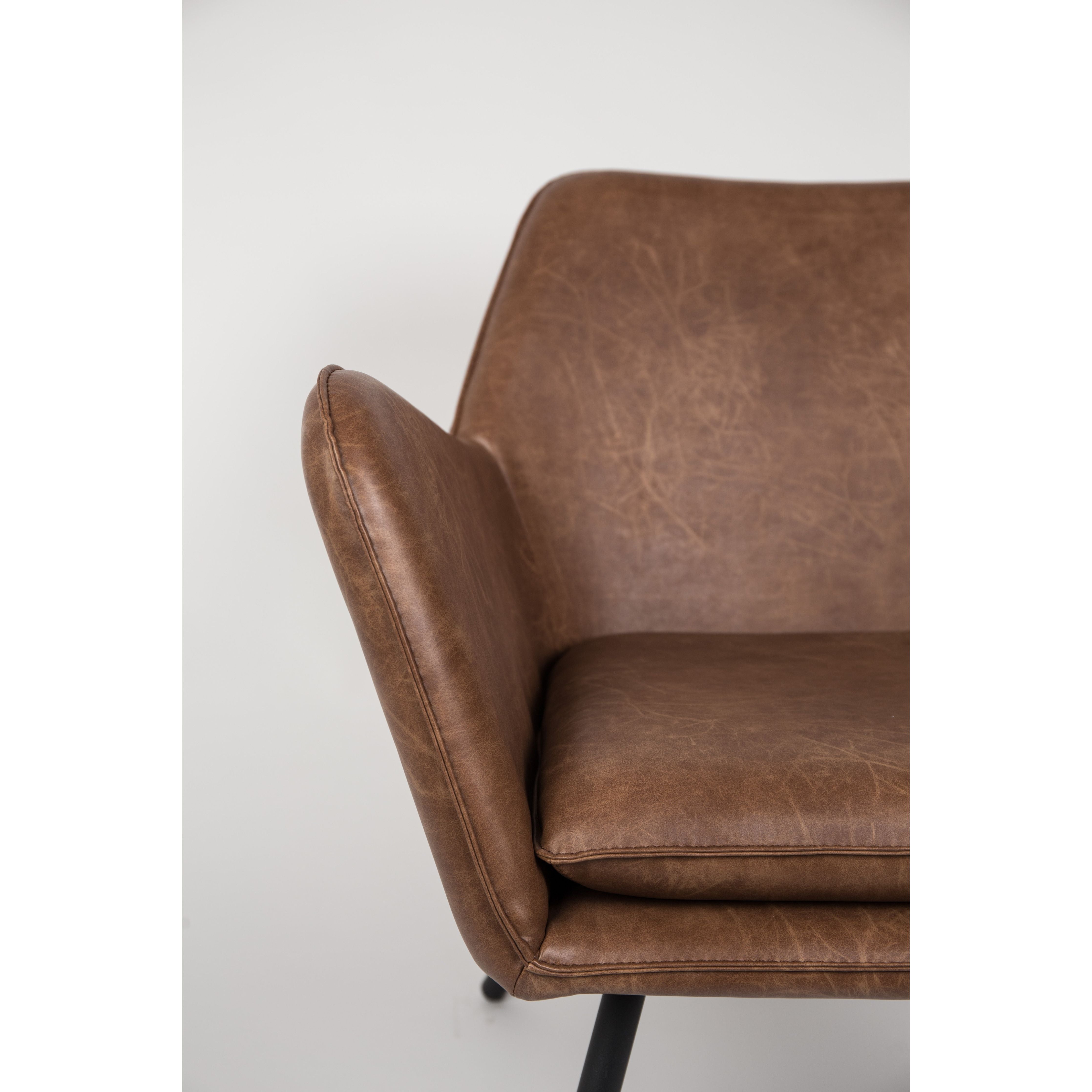 Armchair bon brown