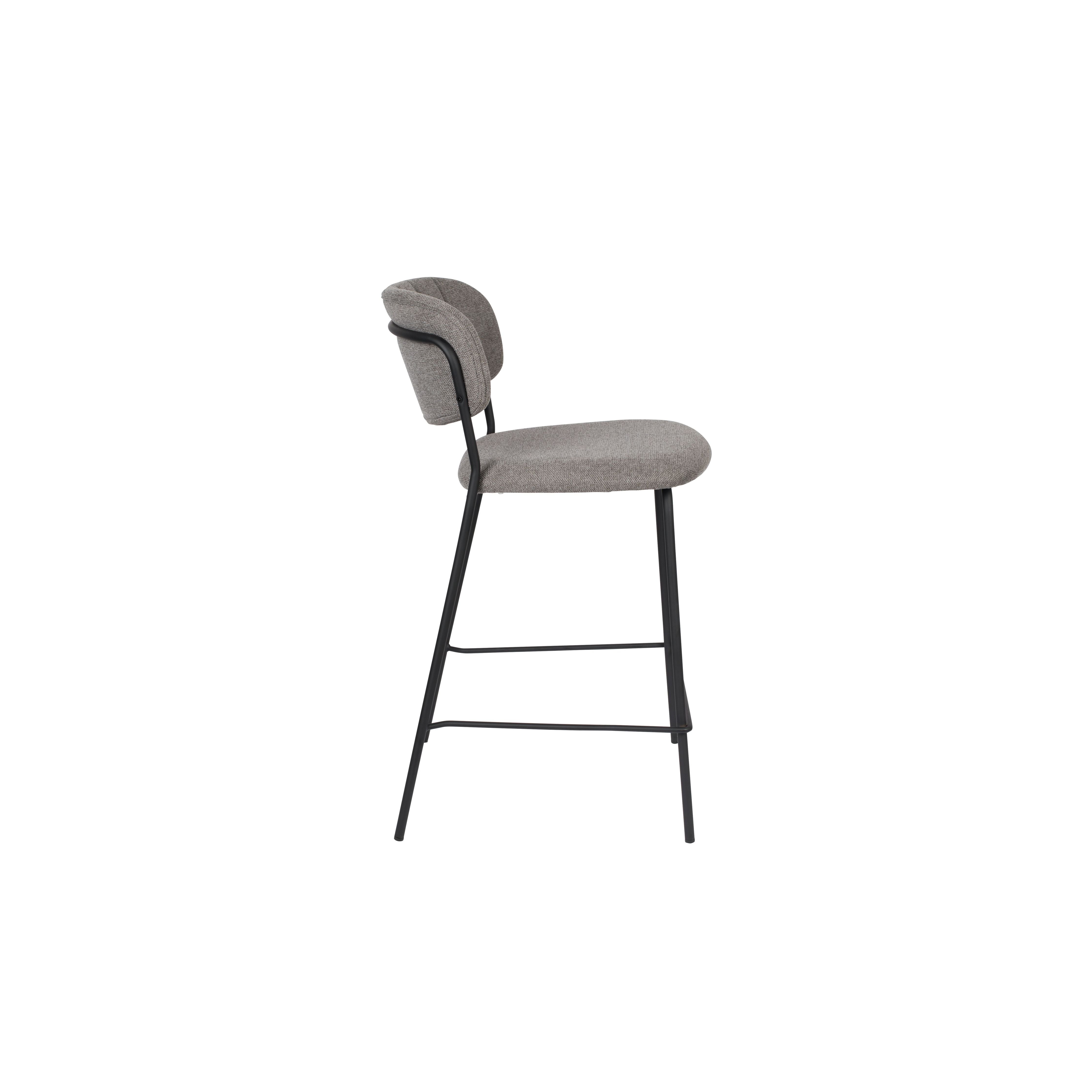 Barkruk jolien black/grey