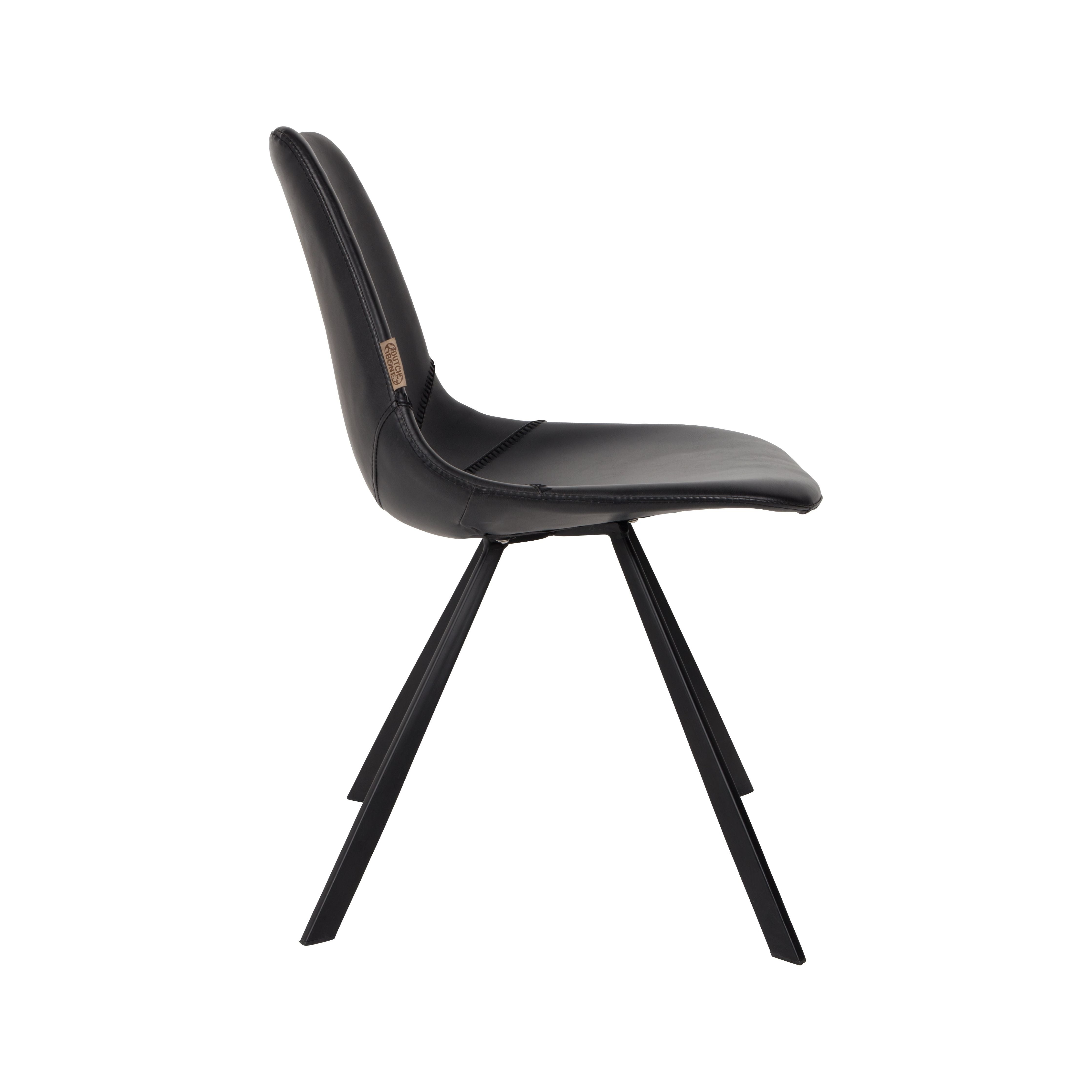 Chair franky black | 2 pieces