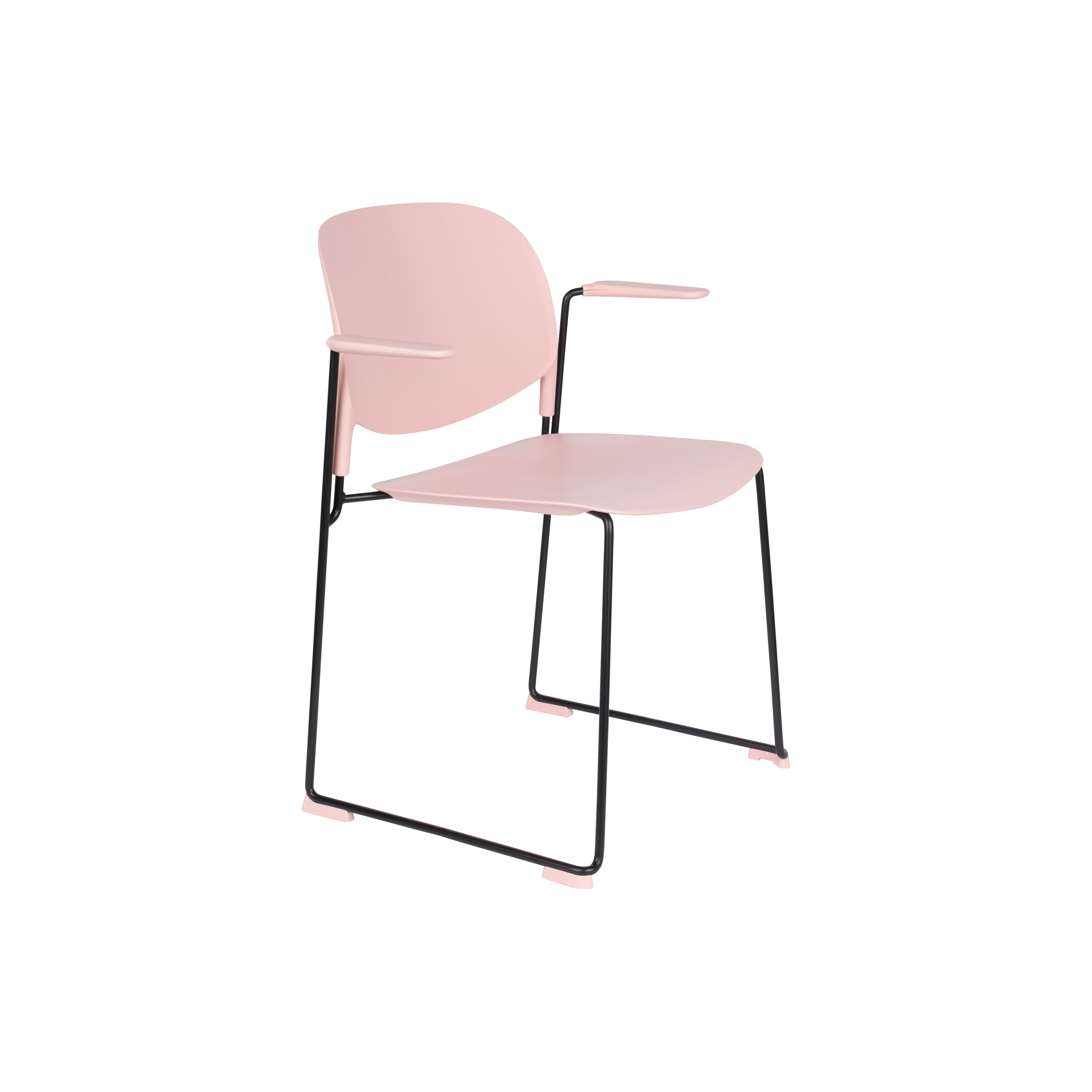 Armchair stacks pink | 4 pieces