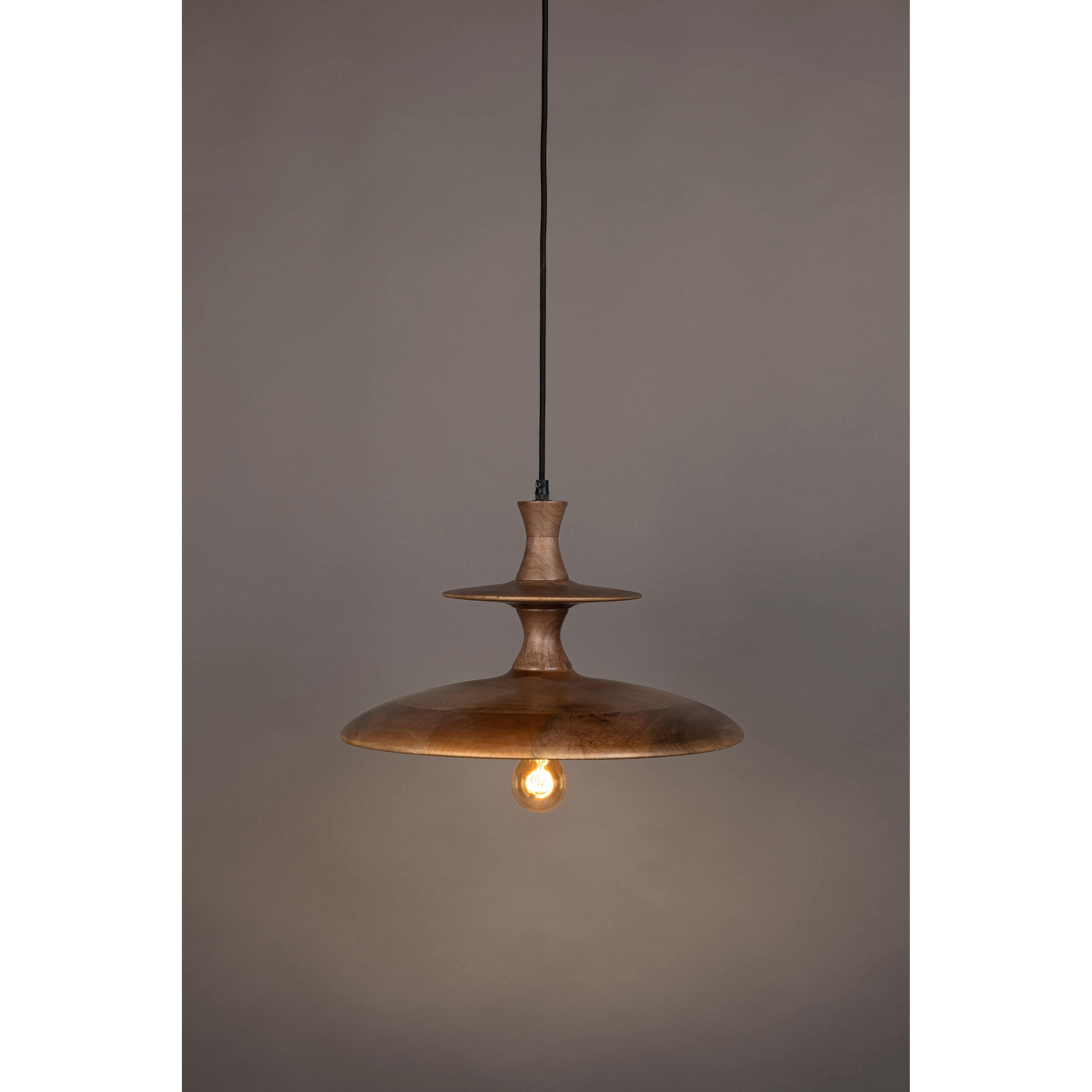 Pendant lamp cath l walnut