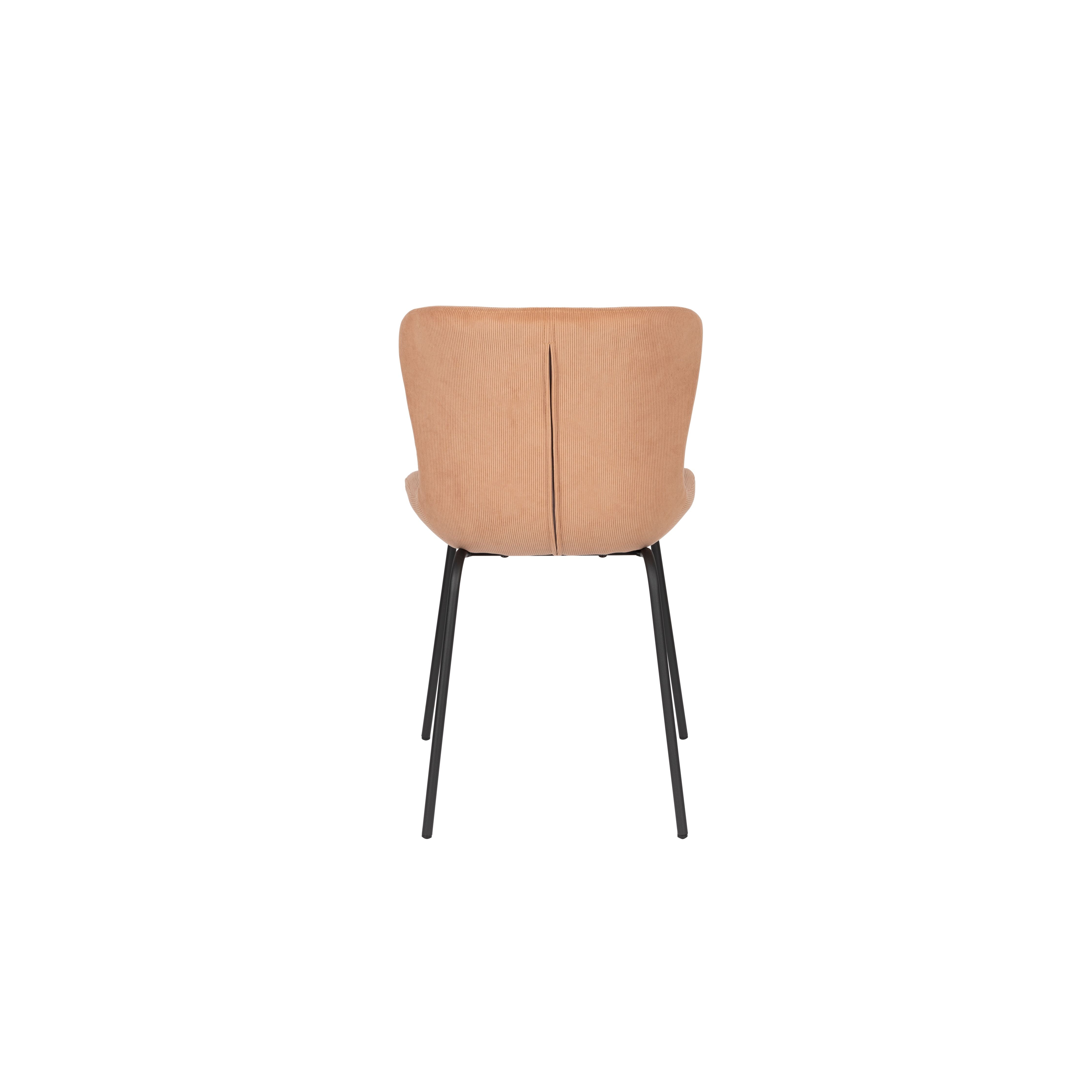 Chair junzo rib old pink | 2 pieces