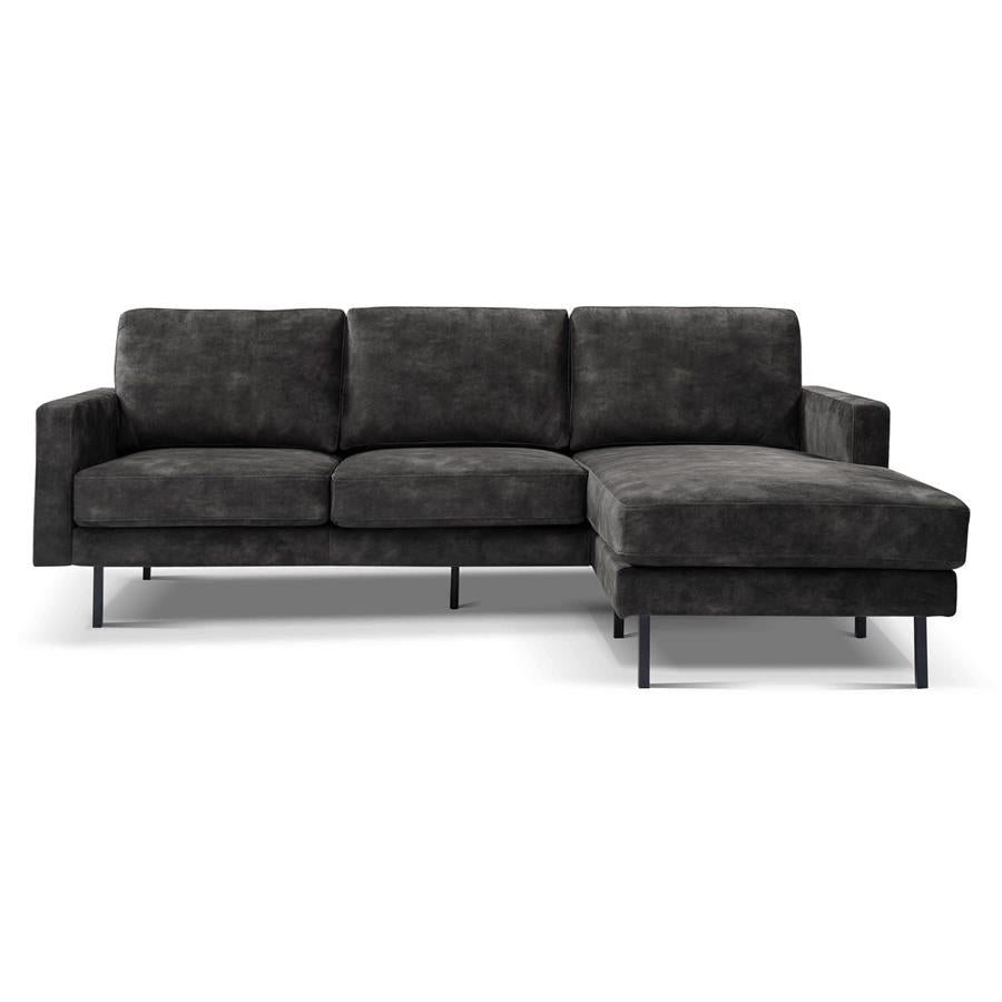 Cambridge 2 5-AL/AR + Chaise R/L - Adore 029 Anthracite Grey