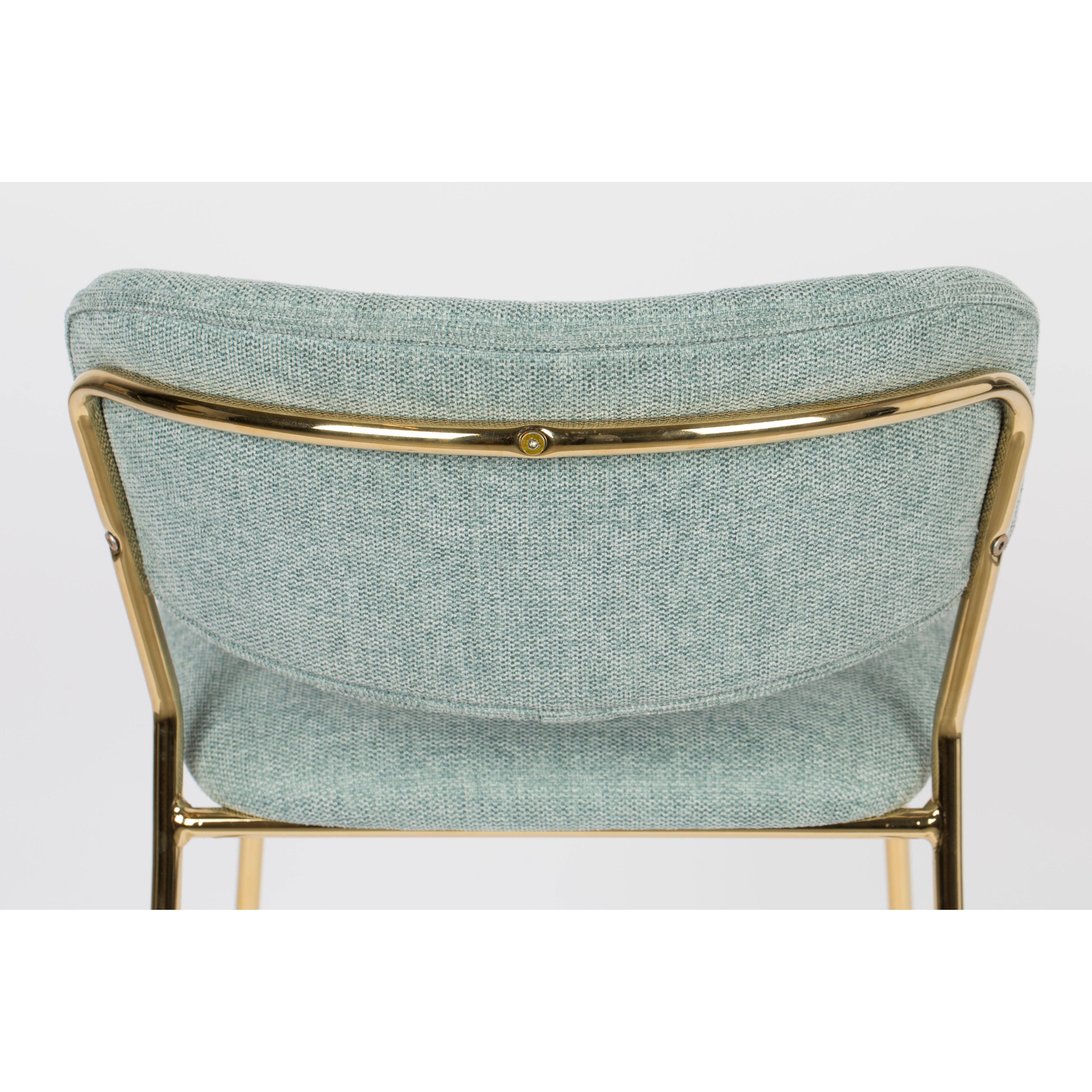 Barkruk jolien gold/light green