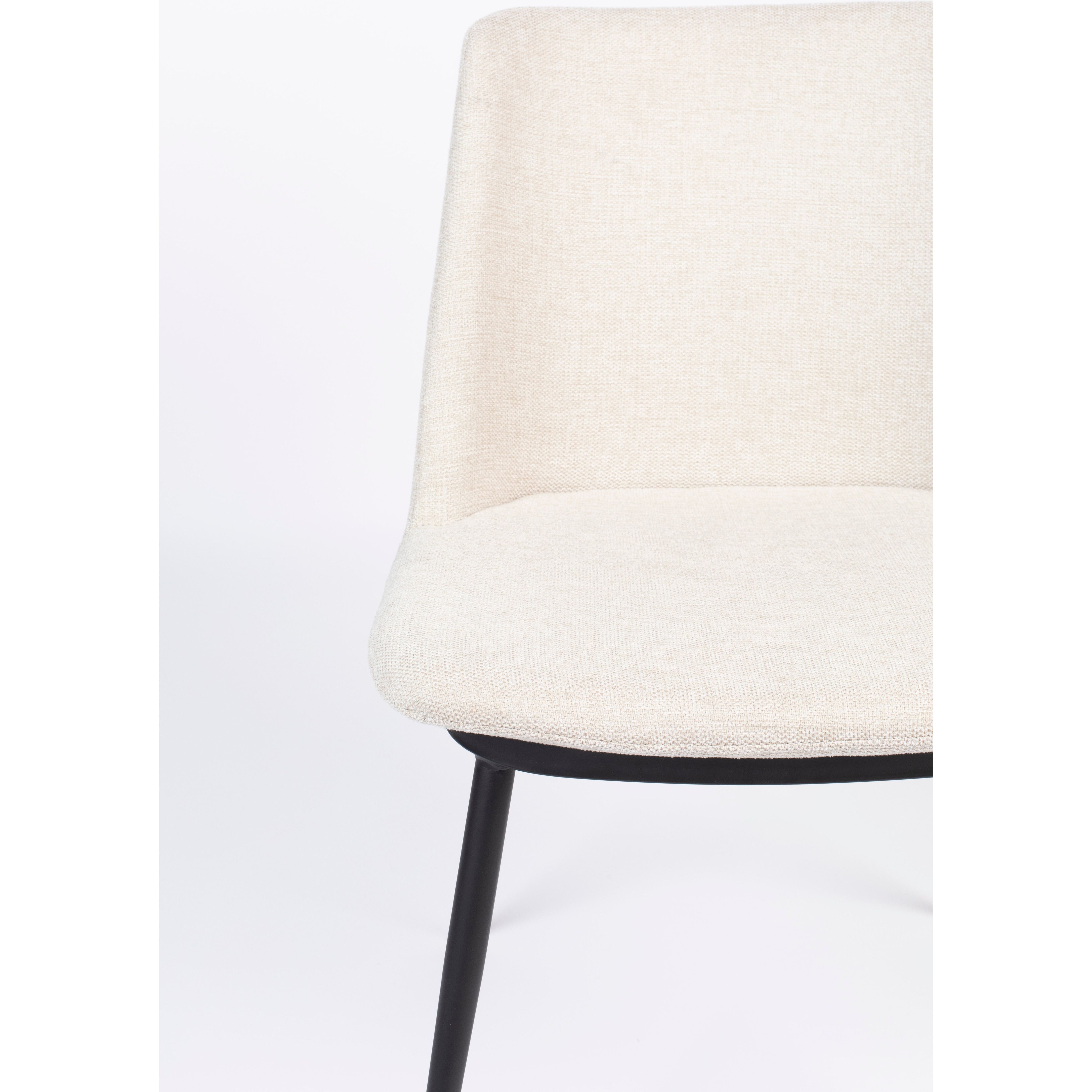 Chair lionel beige | 2 pieces