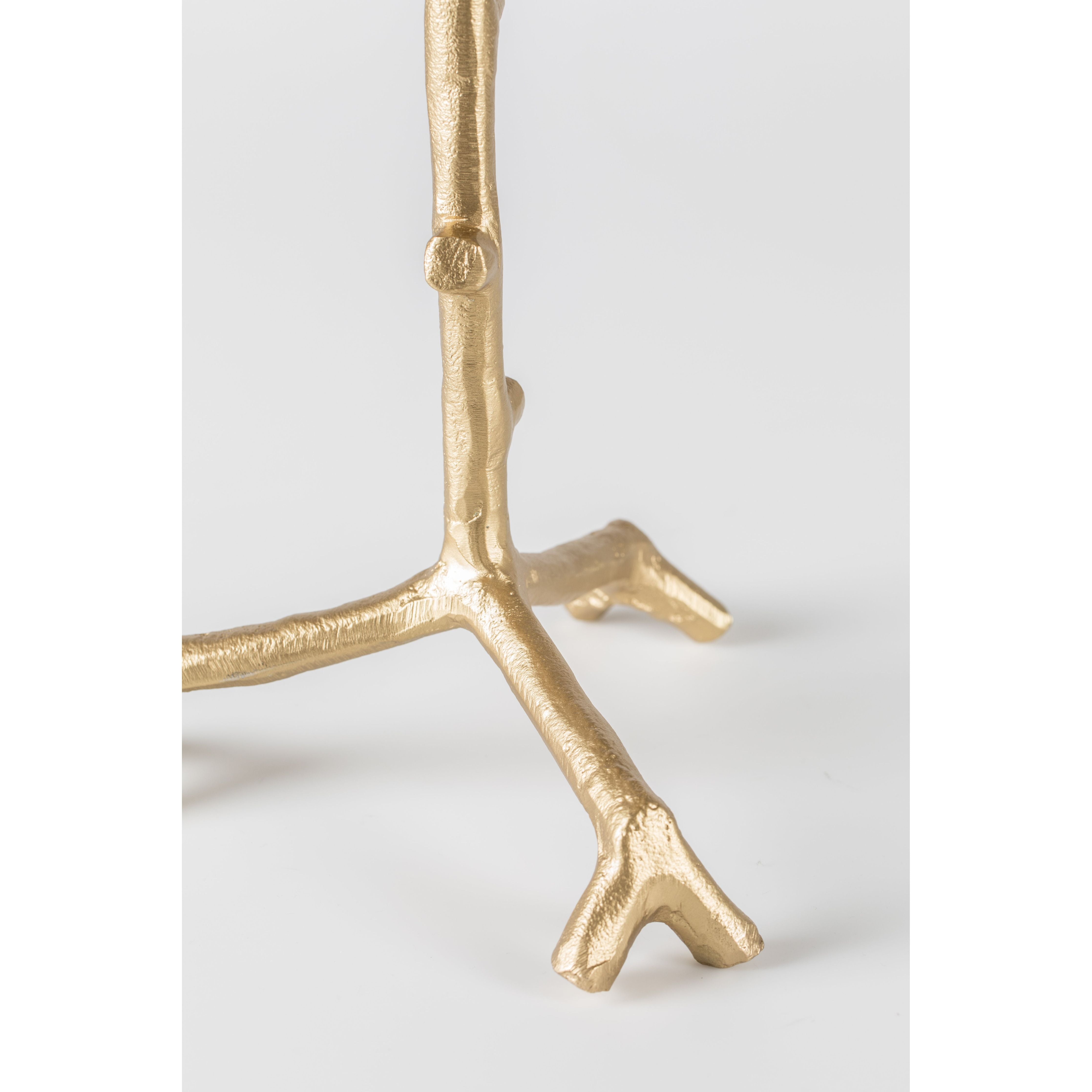 Sidetable lily single gold