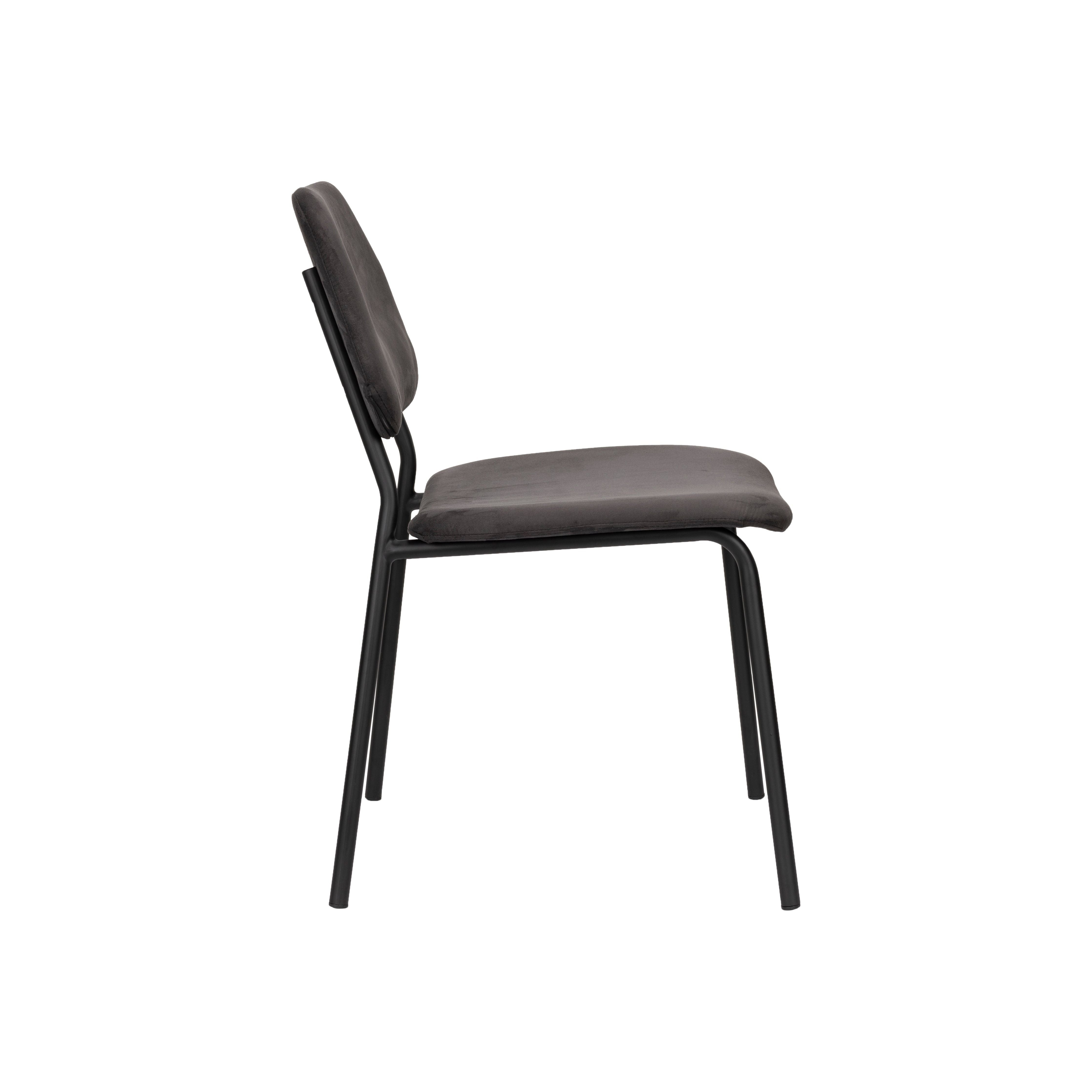 Chair darby black | 2 pieces