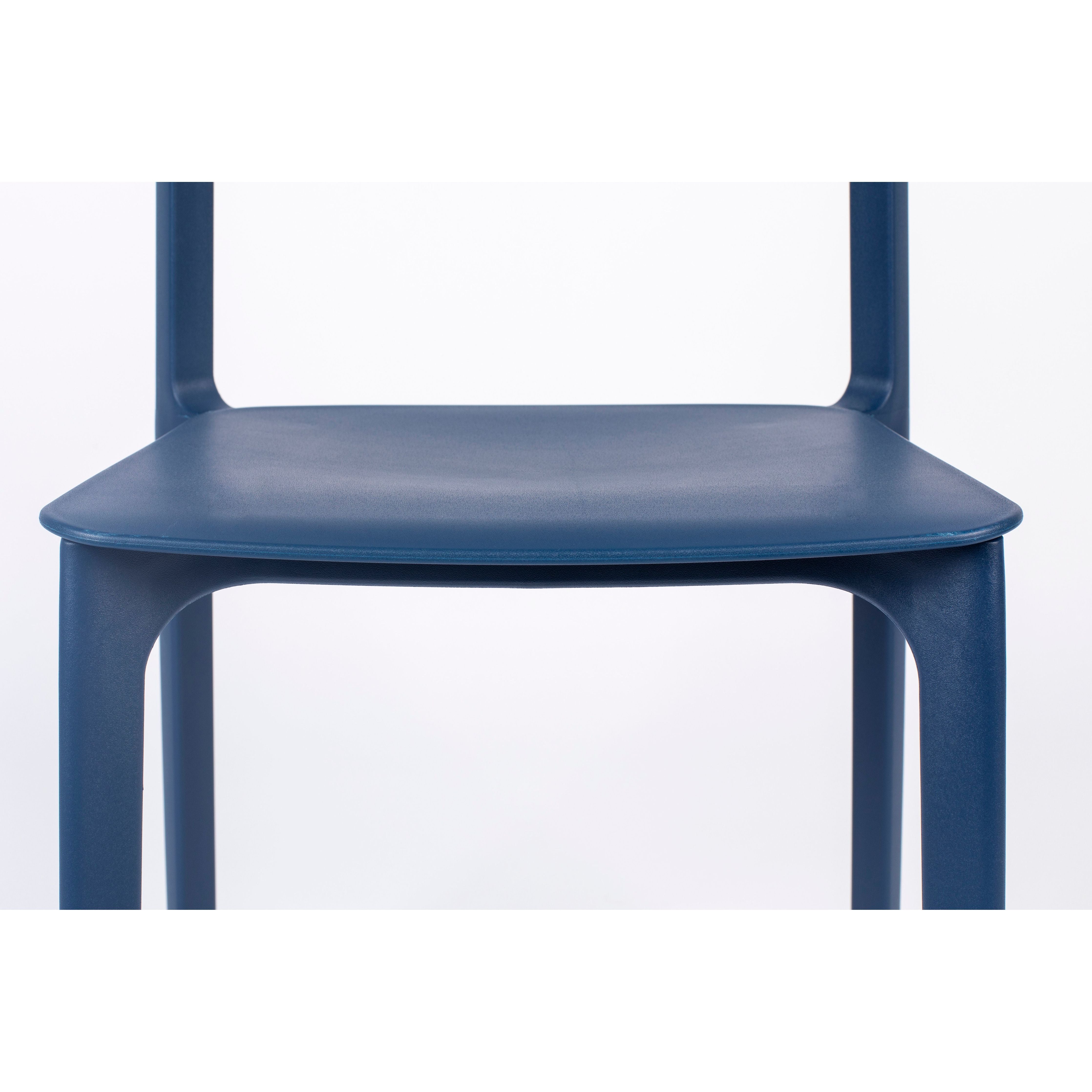 Chair clive dark blue