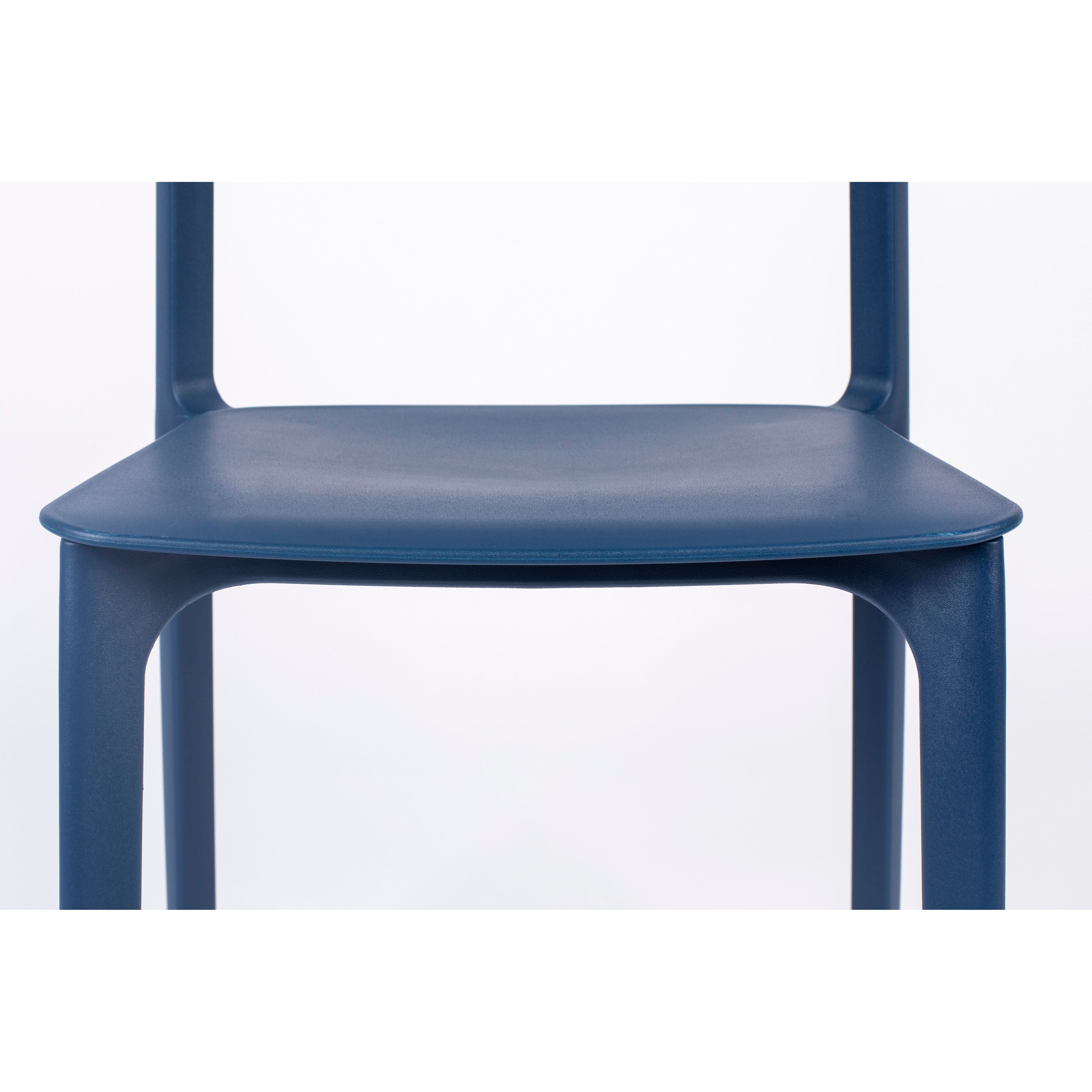 Chair clive dark blue | 4 pieces