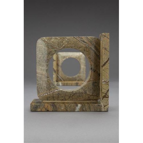 Book end satpura brown marble (set of 2)