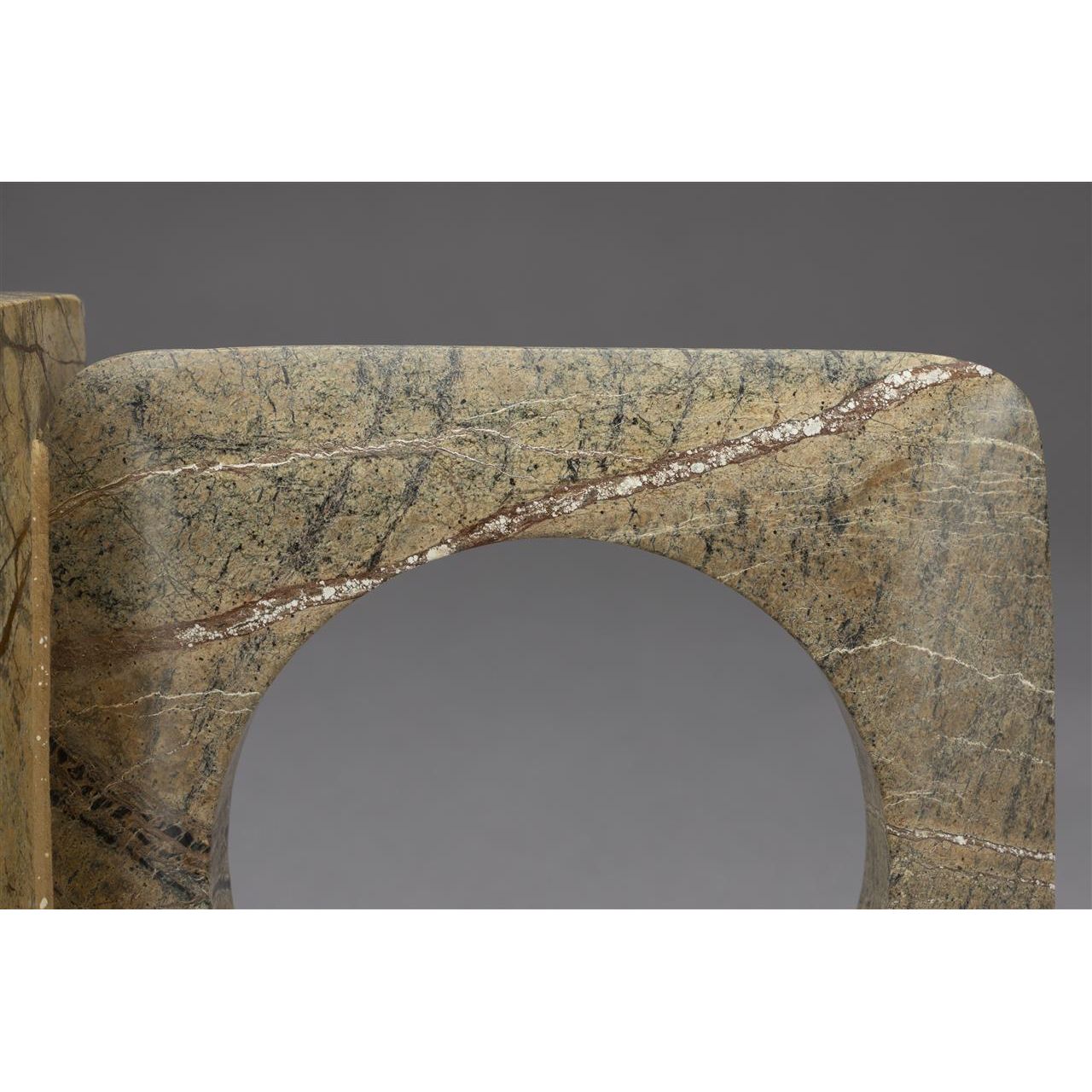 Book end satpura brown marble (set of 2)