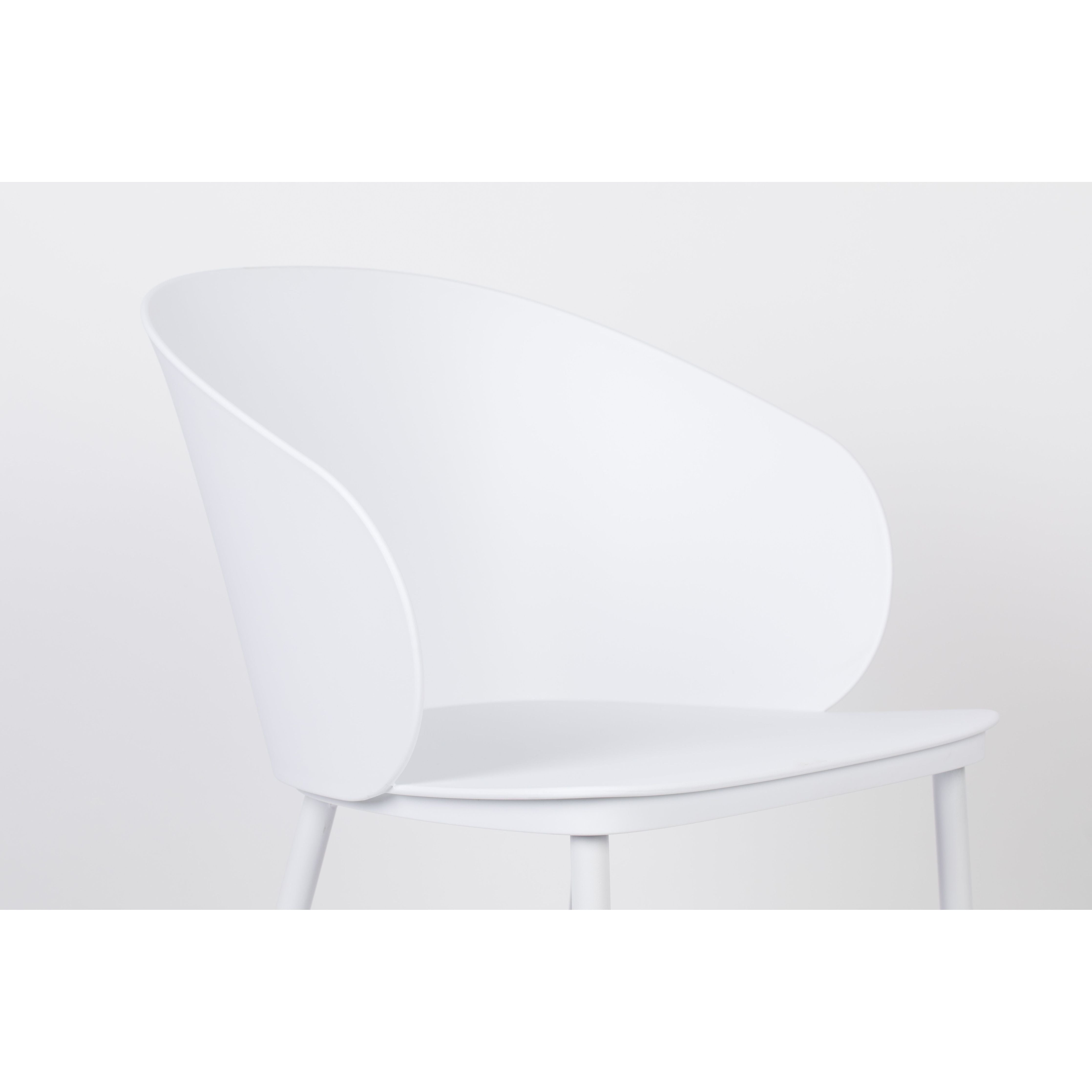 Chair gigi all white | 2 pieces