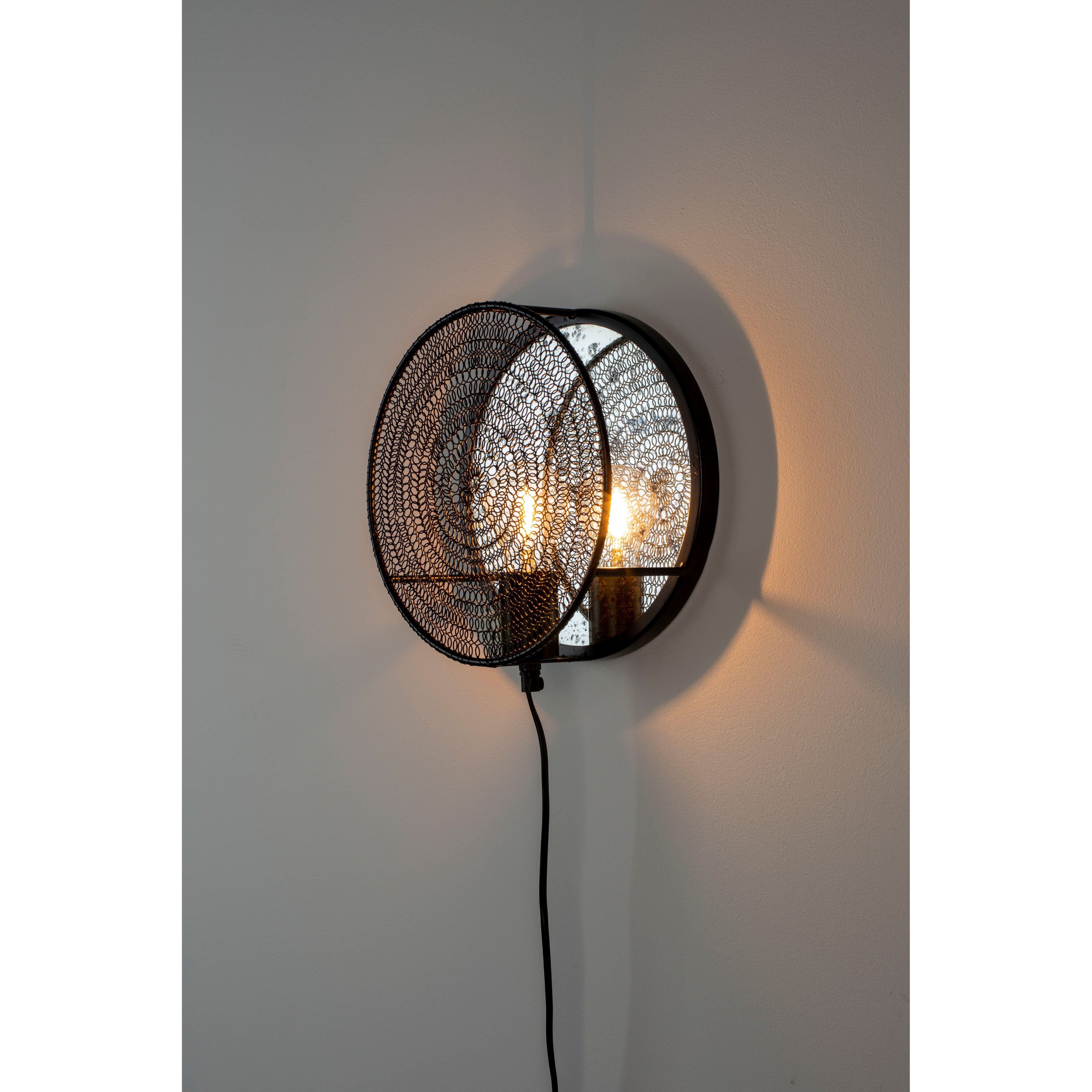 Wandlamp lea black