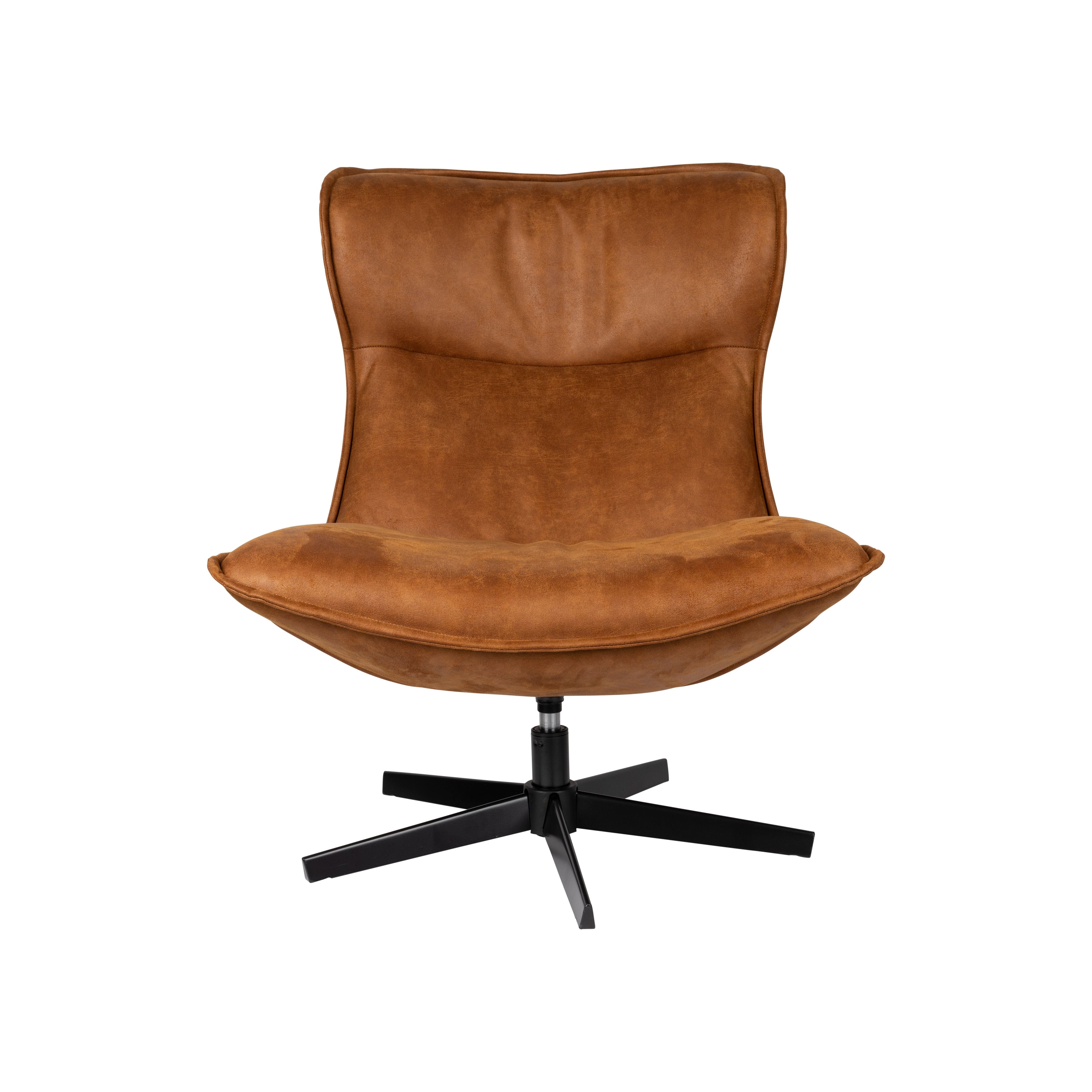 Fauteuil john cognac