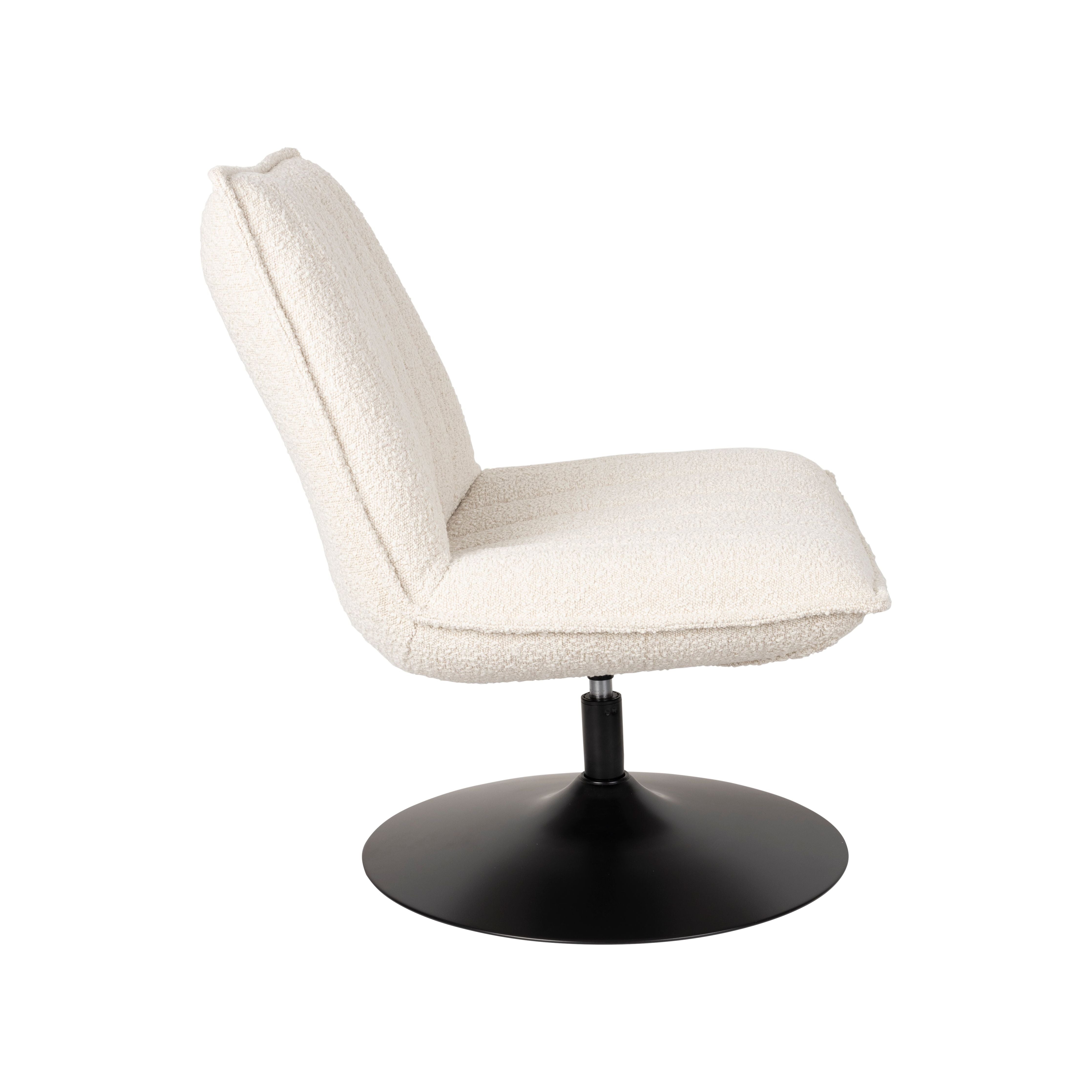 Fauteuil jax off white bouclé