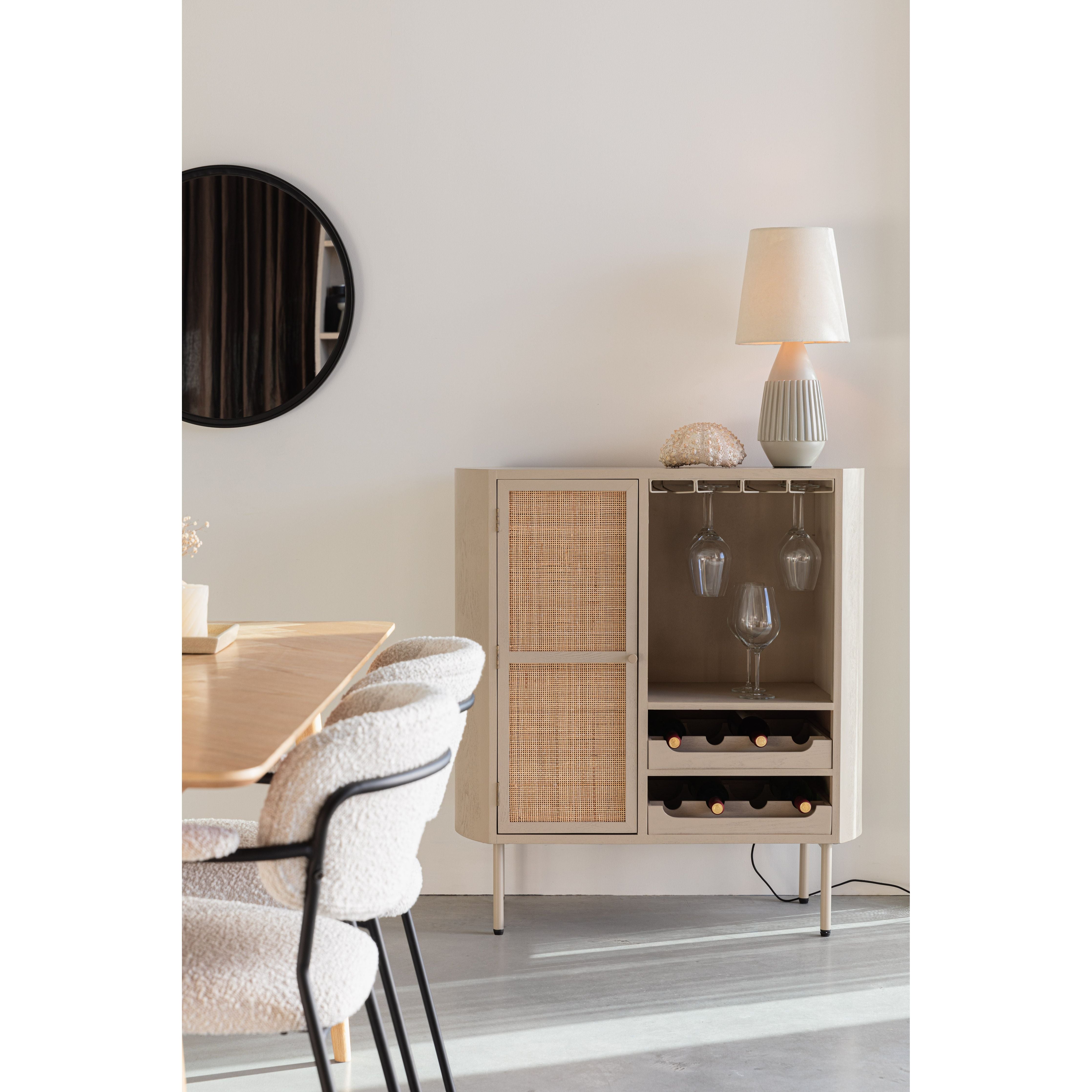 Wine cabinet amaya low