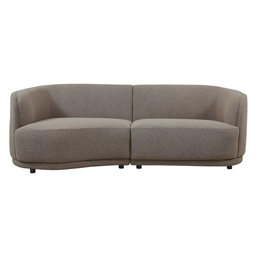 Leicester Sofa 240 round left - Copenhagen 903 Taupe