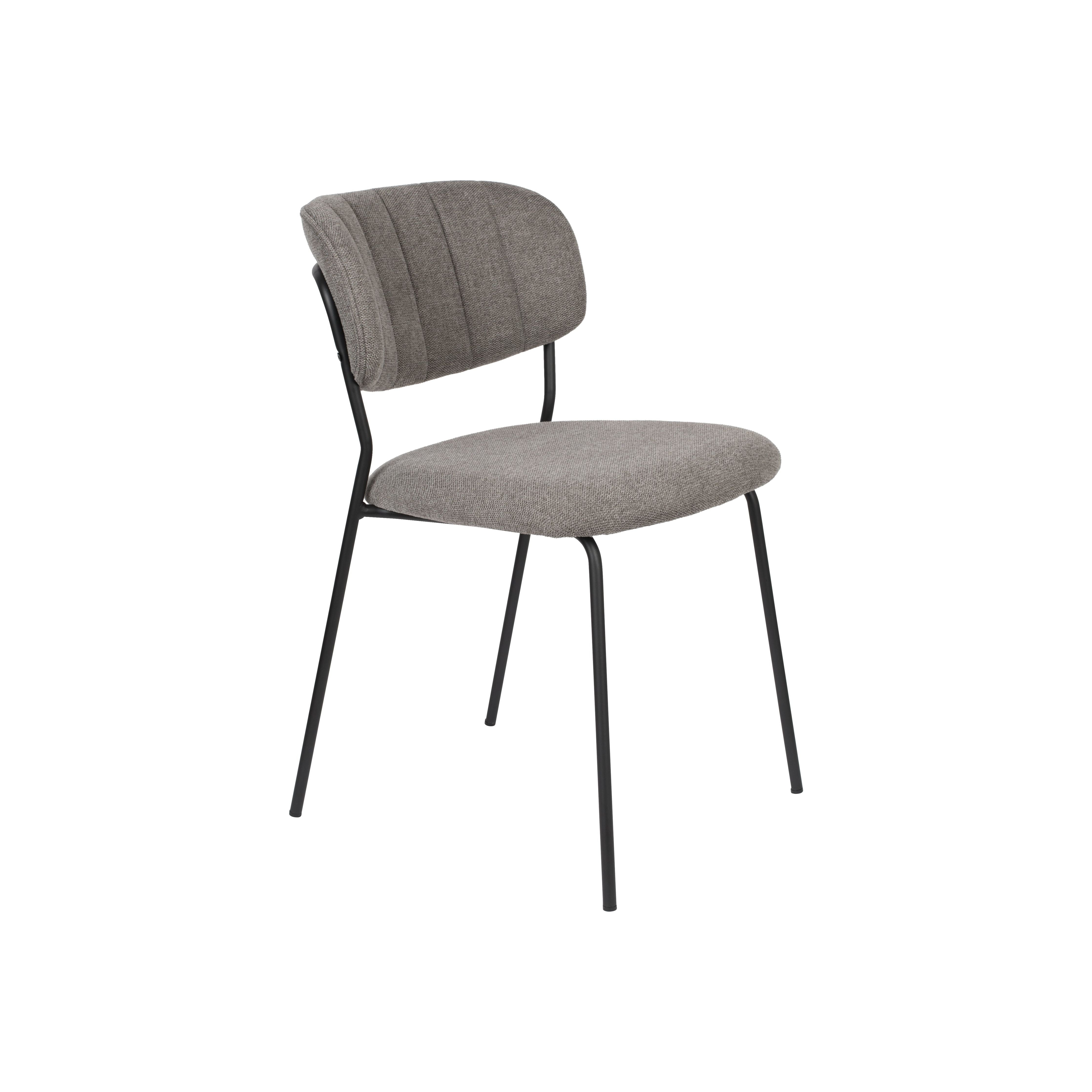 Chair jolien black/grey
