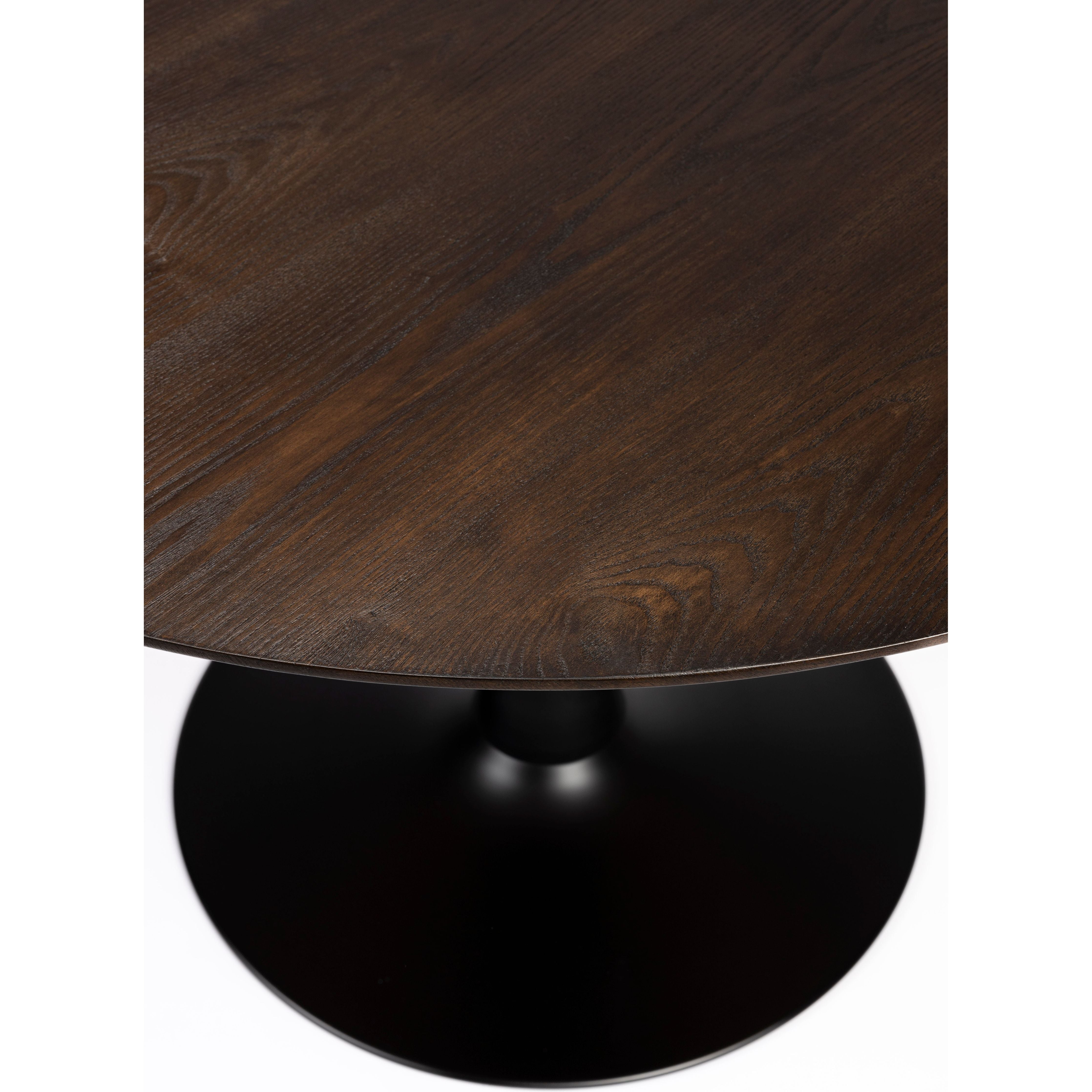 Table raku brown black