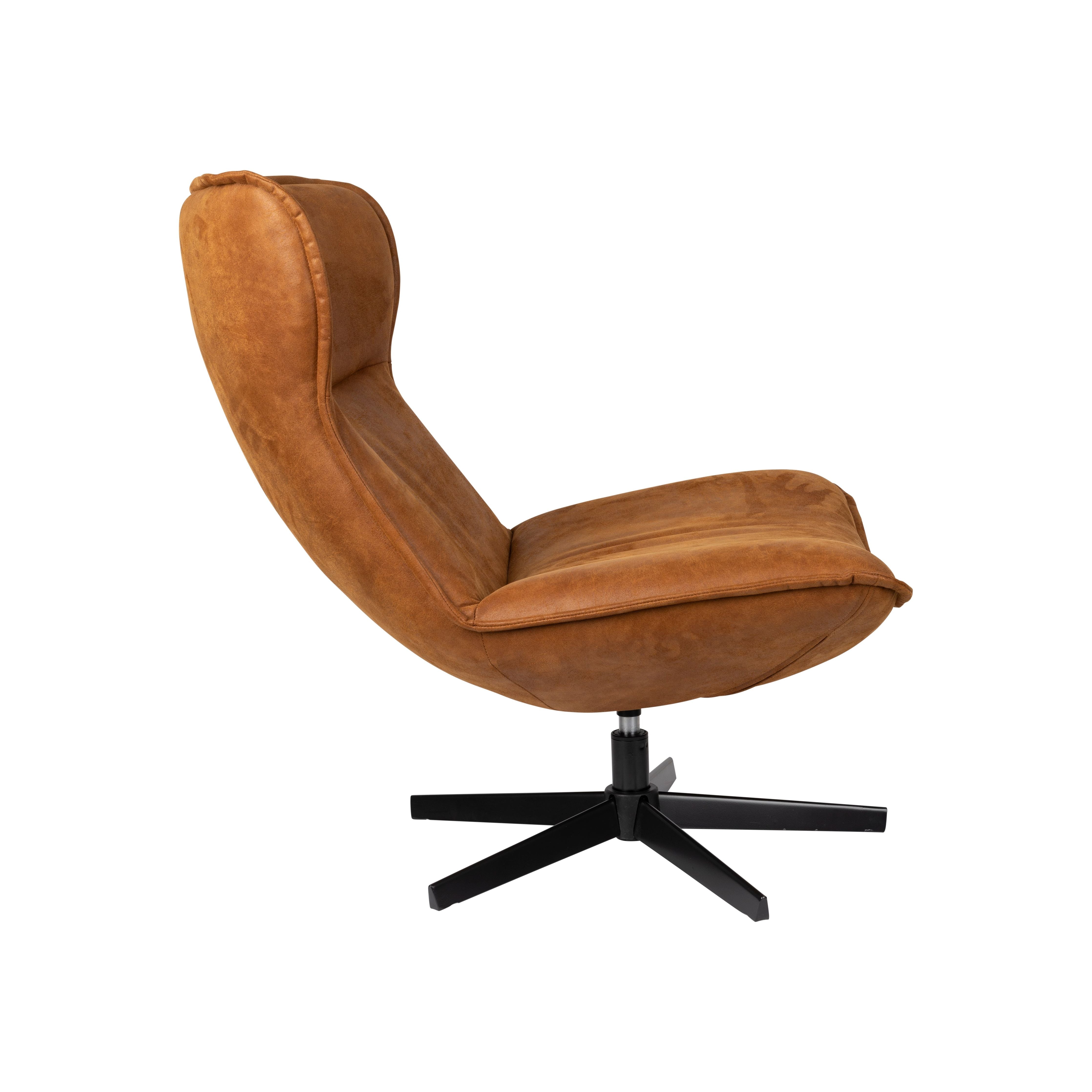 Fauteuil john cognac