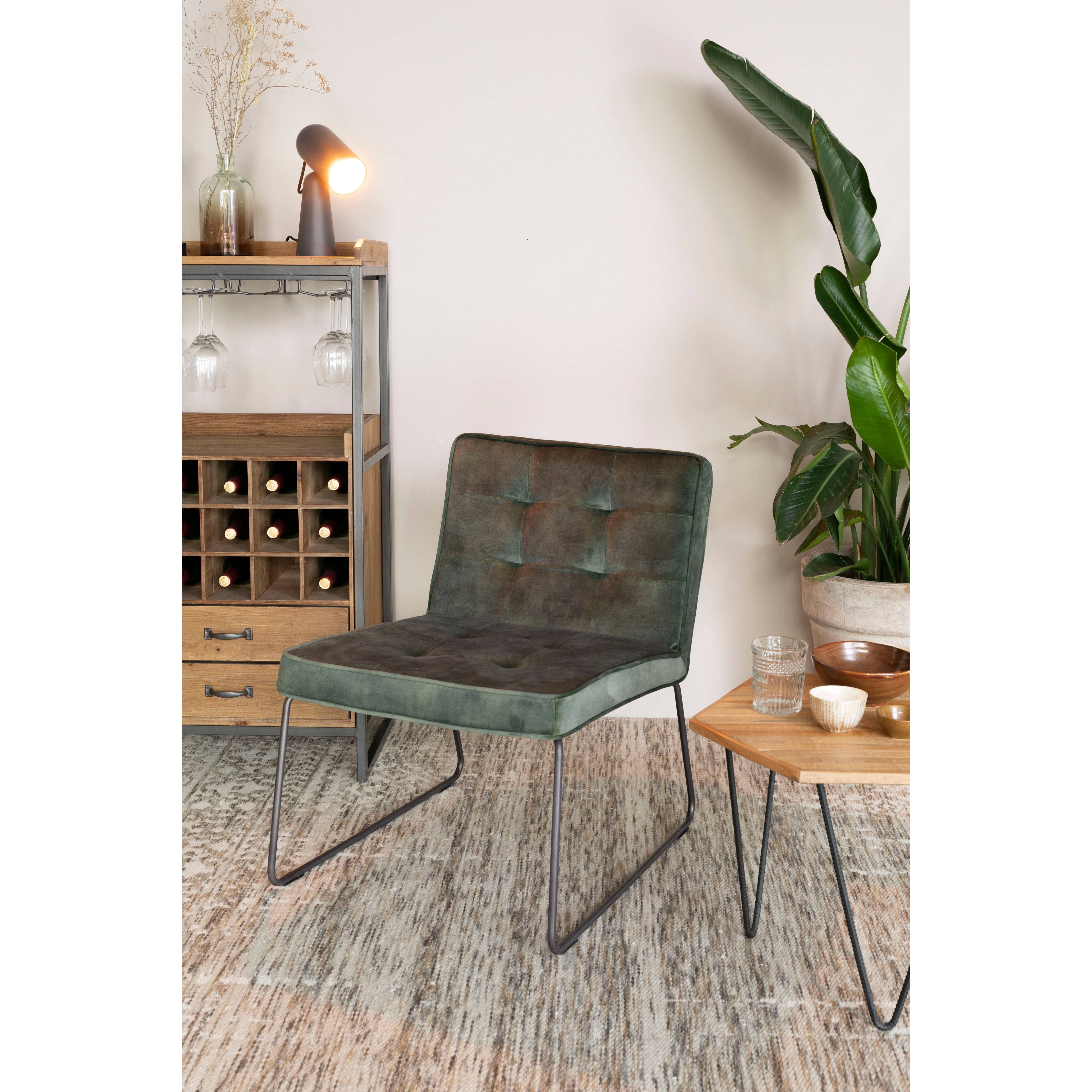 Fauteuil clark grey green