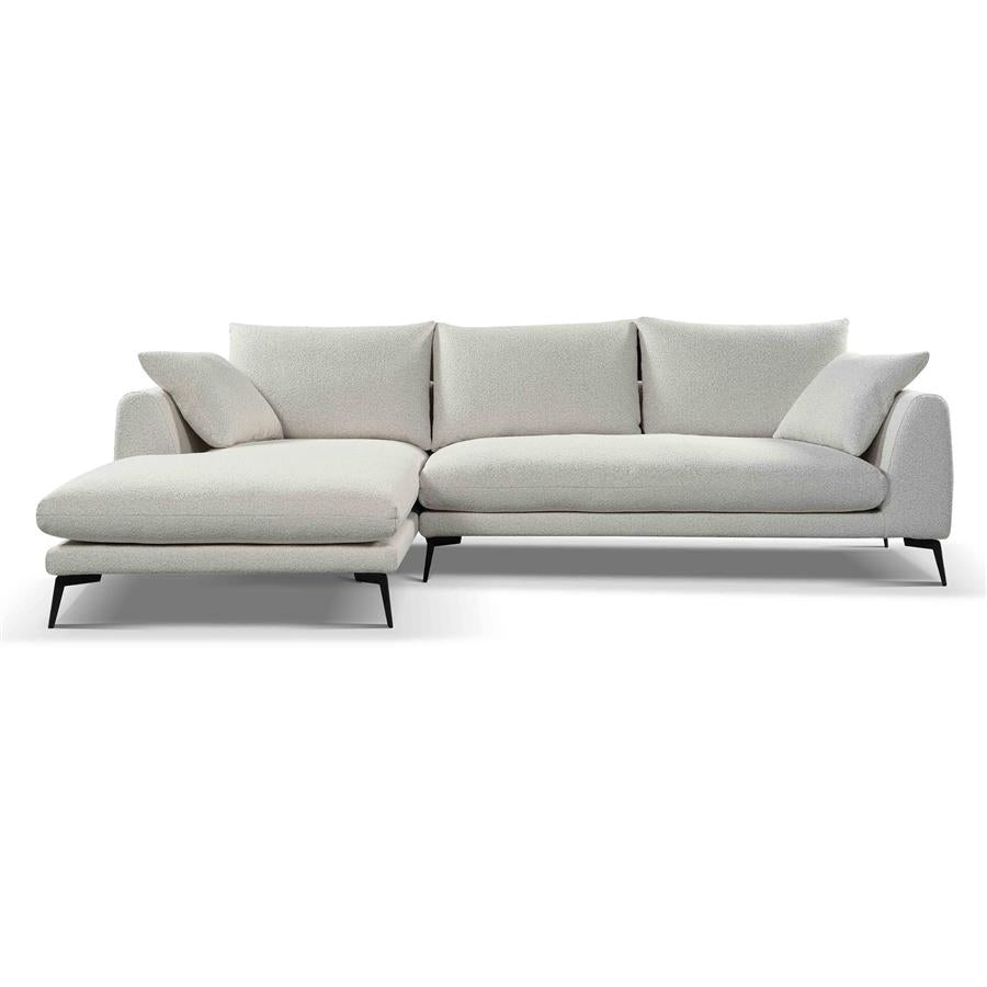 Nottingham 2 5-AR + Chaise L - Copenhagen 900 Light Ivory