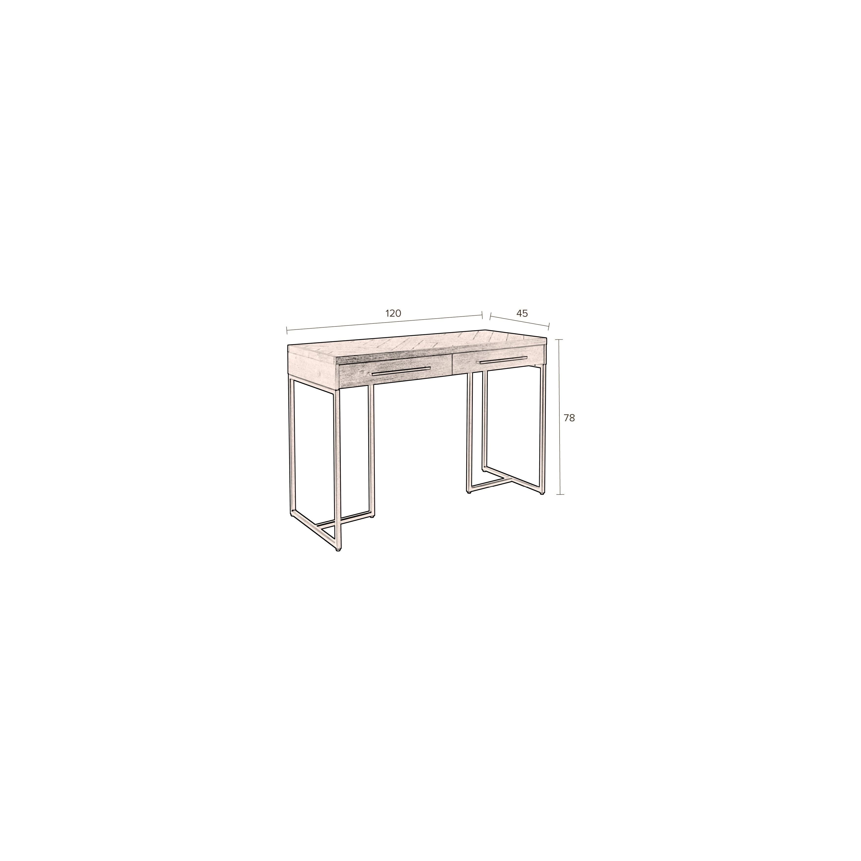 Console table class black