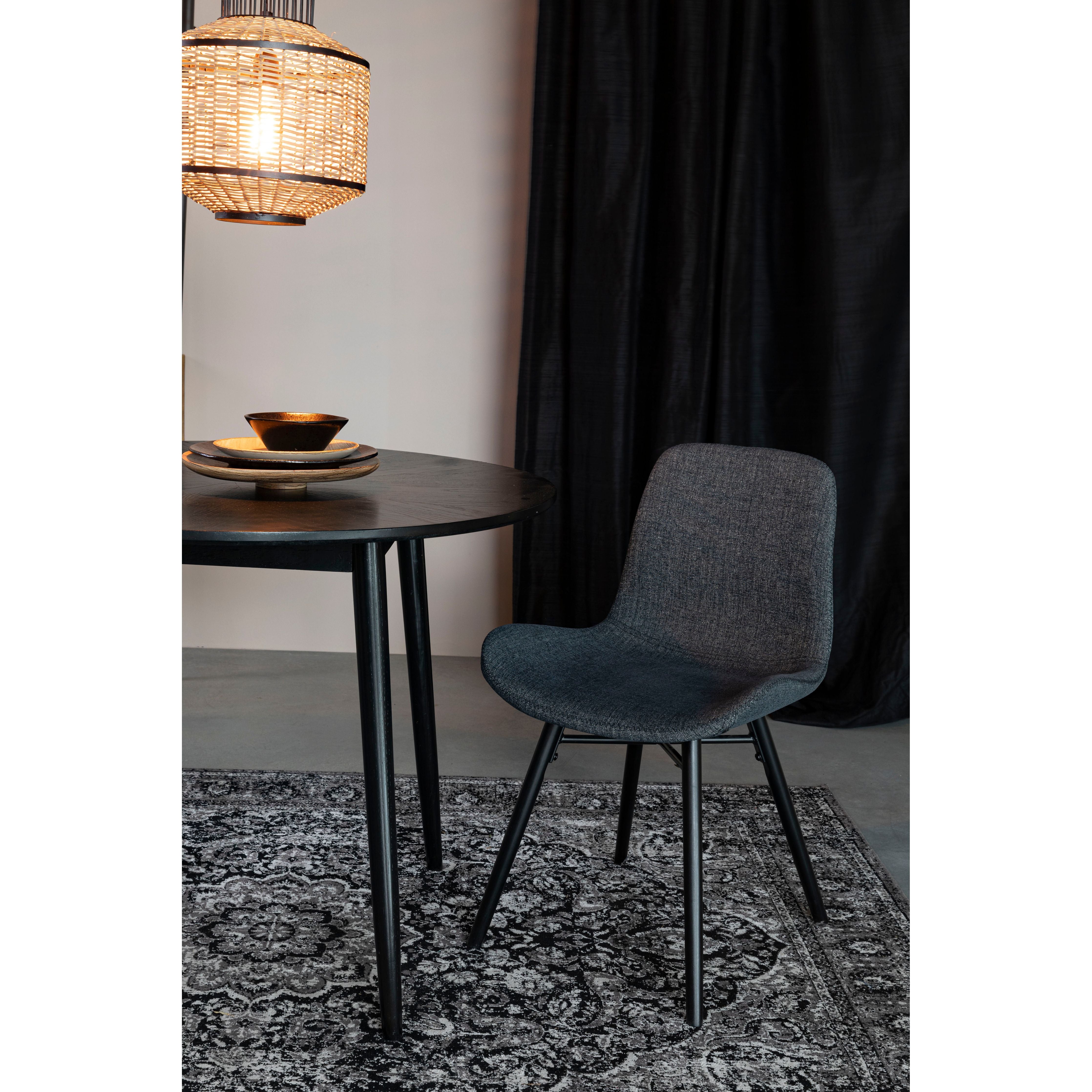 Chair lester anthracite | 2 pieces