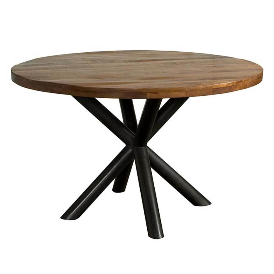 Selva Round dining table | Mango wood | Brown | Ø 130 x 77 (h) cm