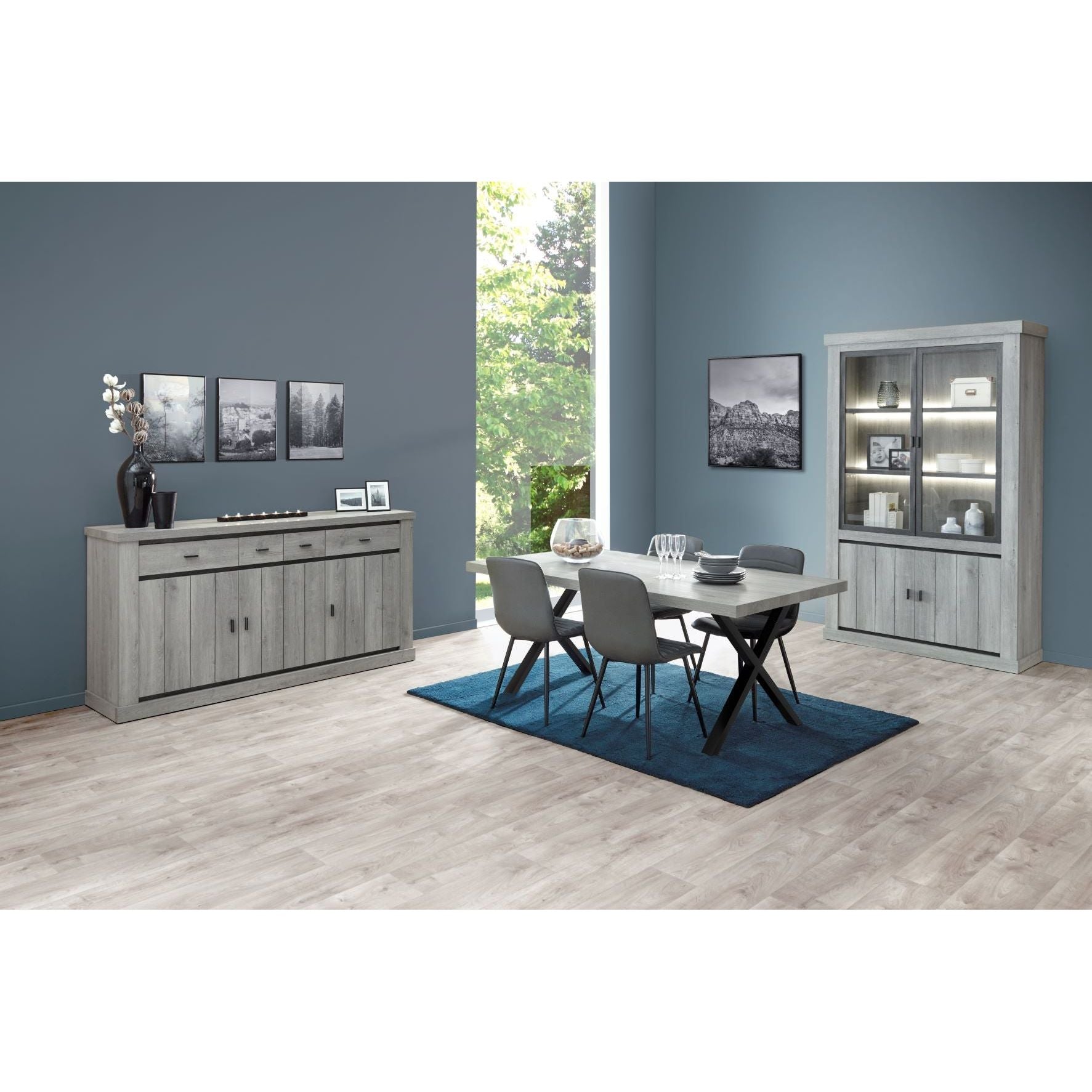 Dresser | Furniture series Coupé | natural, gray, black | 248x