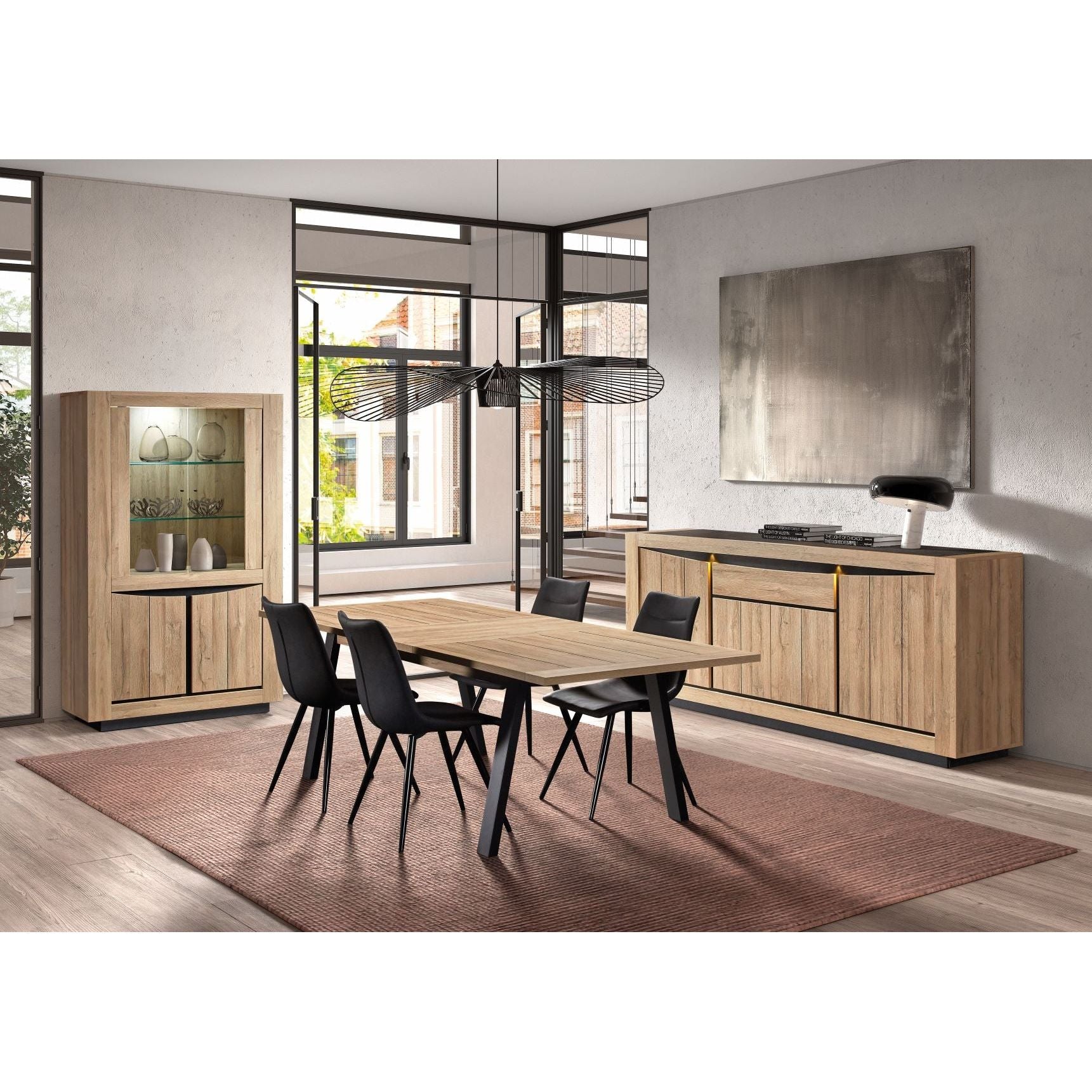 Dresser | Furniture series Fugue | Natural, gray, brown | 240x