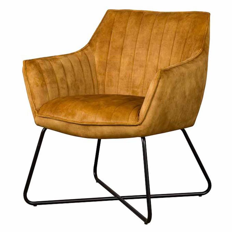 Monte Fauteuil - fabric Adore 14 yellow