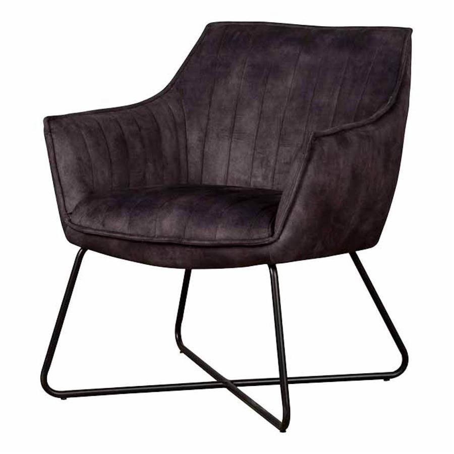 Monte Fauteuil - fabric Adore 29 anthracite