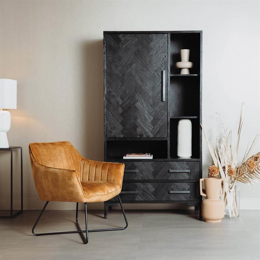 Monte Fauteuil - fabric Adore 14 yellow