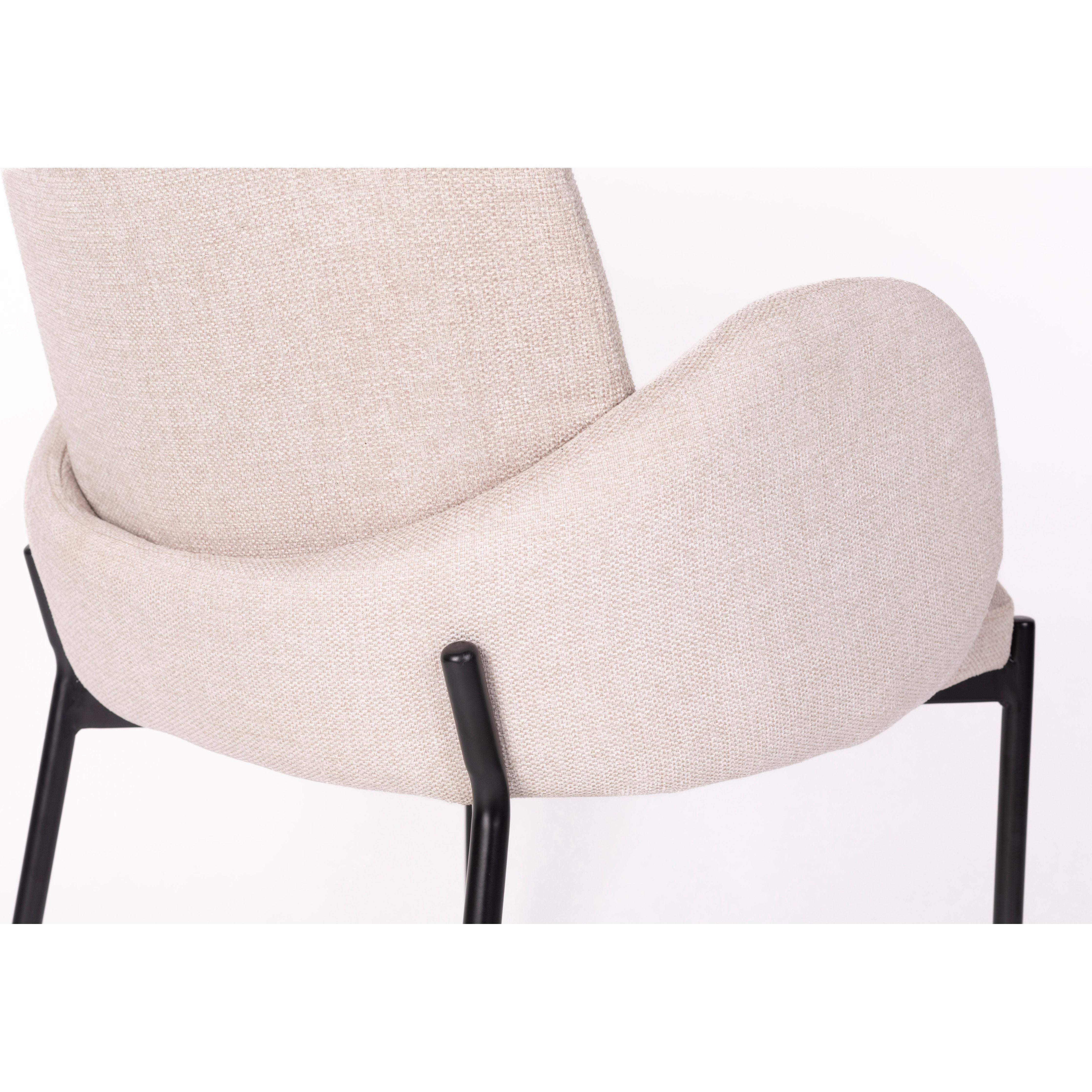 Chair tjarda taupe | 2 pieces