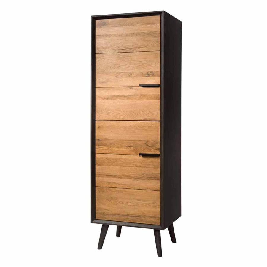Bresso Cabinet with 2 doors | Oak wood | Brown