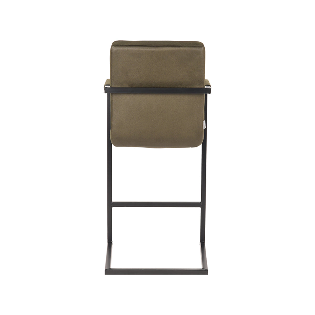 LABEL51 Bar stool Denmark - Army green - Microfiber -