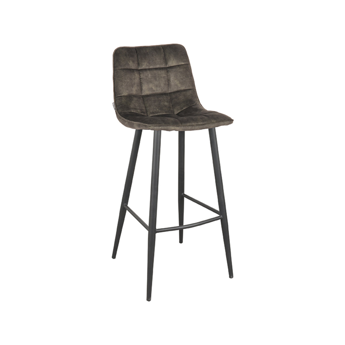 LABEL51 Bar stool Jelt - Hunter - Velours - Seat height 78 |