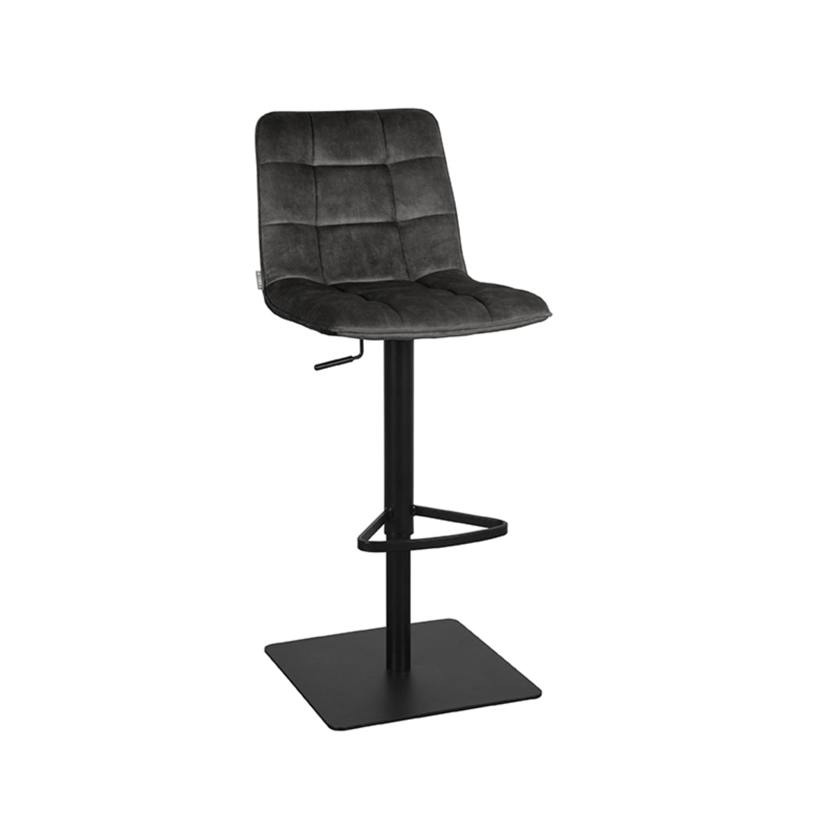 LABEL51 Bar stool Juul - Anthracite - Velours
