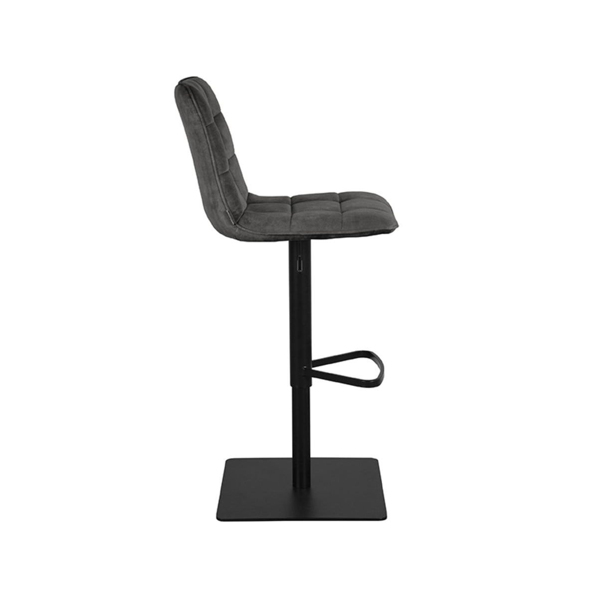 LABEL51 Bar stool Juul - Anthracite - Velours