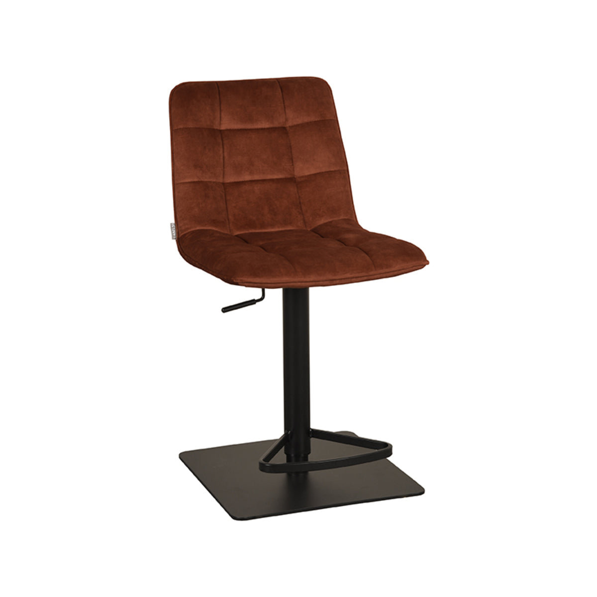 LABEL51 Bar stool Juul - Rust - Velours