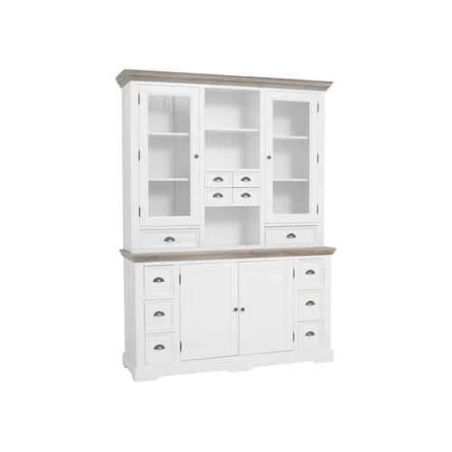 Fleur Sideboard | Pine wood | White | 164 x 54 x 220 (h) cm
